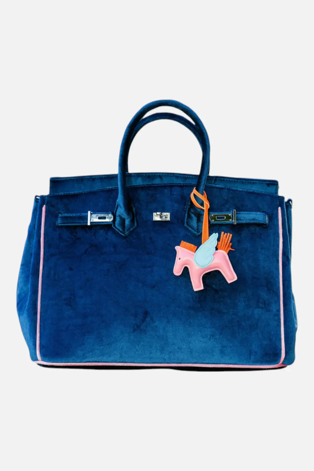 London Velvet Tote Bag 3