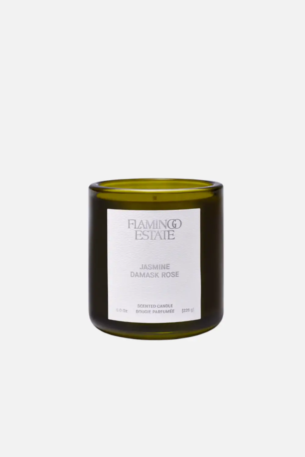 Flamingo Estate Jasmine Damask Rose Candle 1