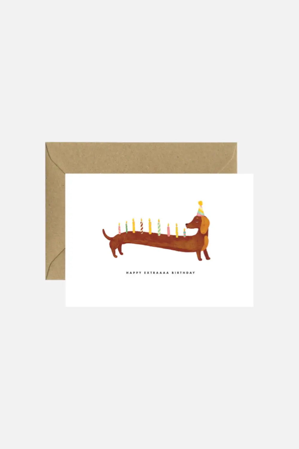 Dachshunds Extra Birthday Greeting Card 1