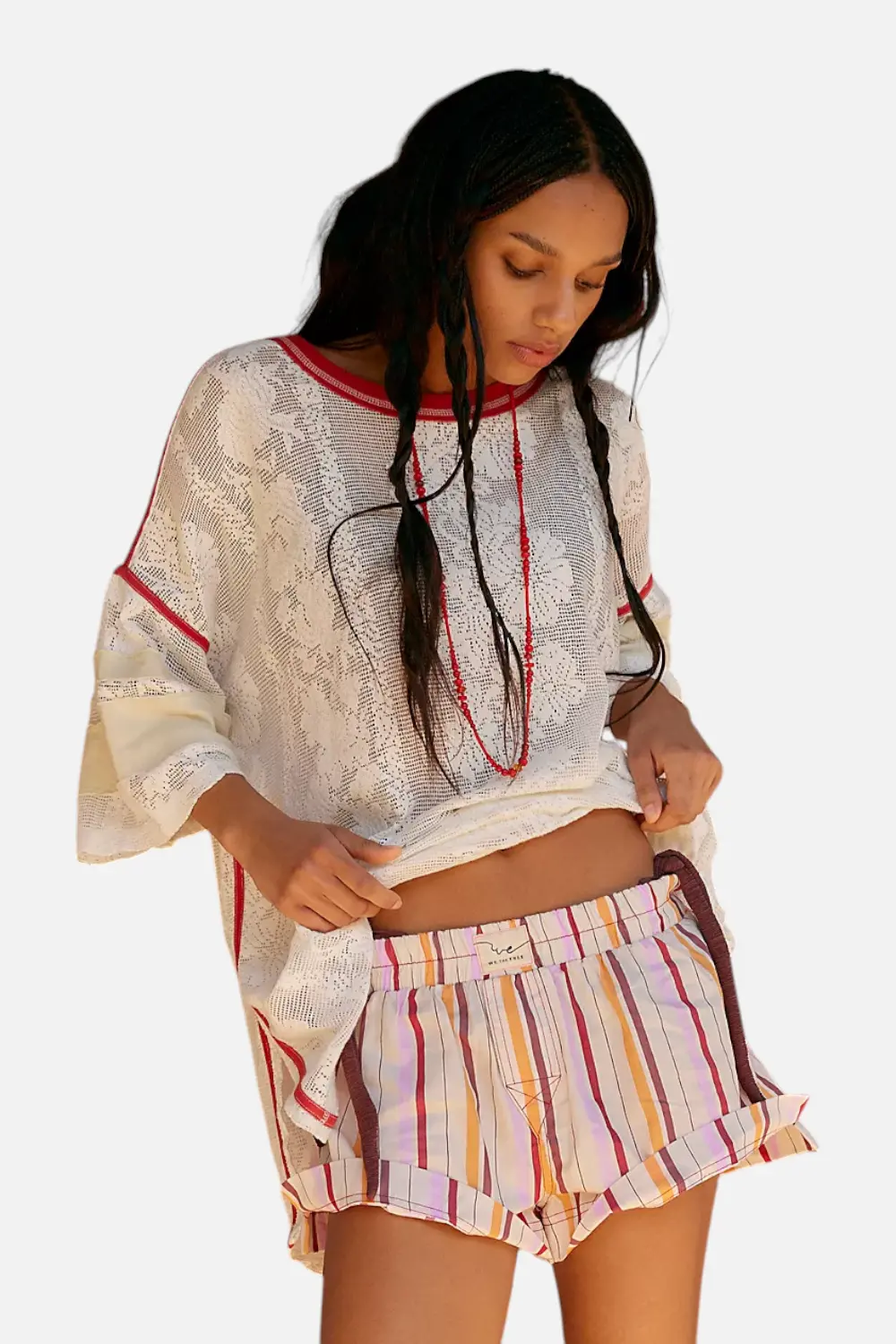 Free People Day To Day Mini Boxer In Tea Combo 1