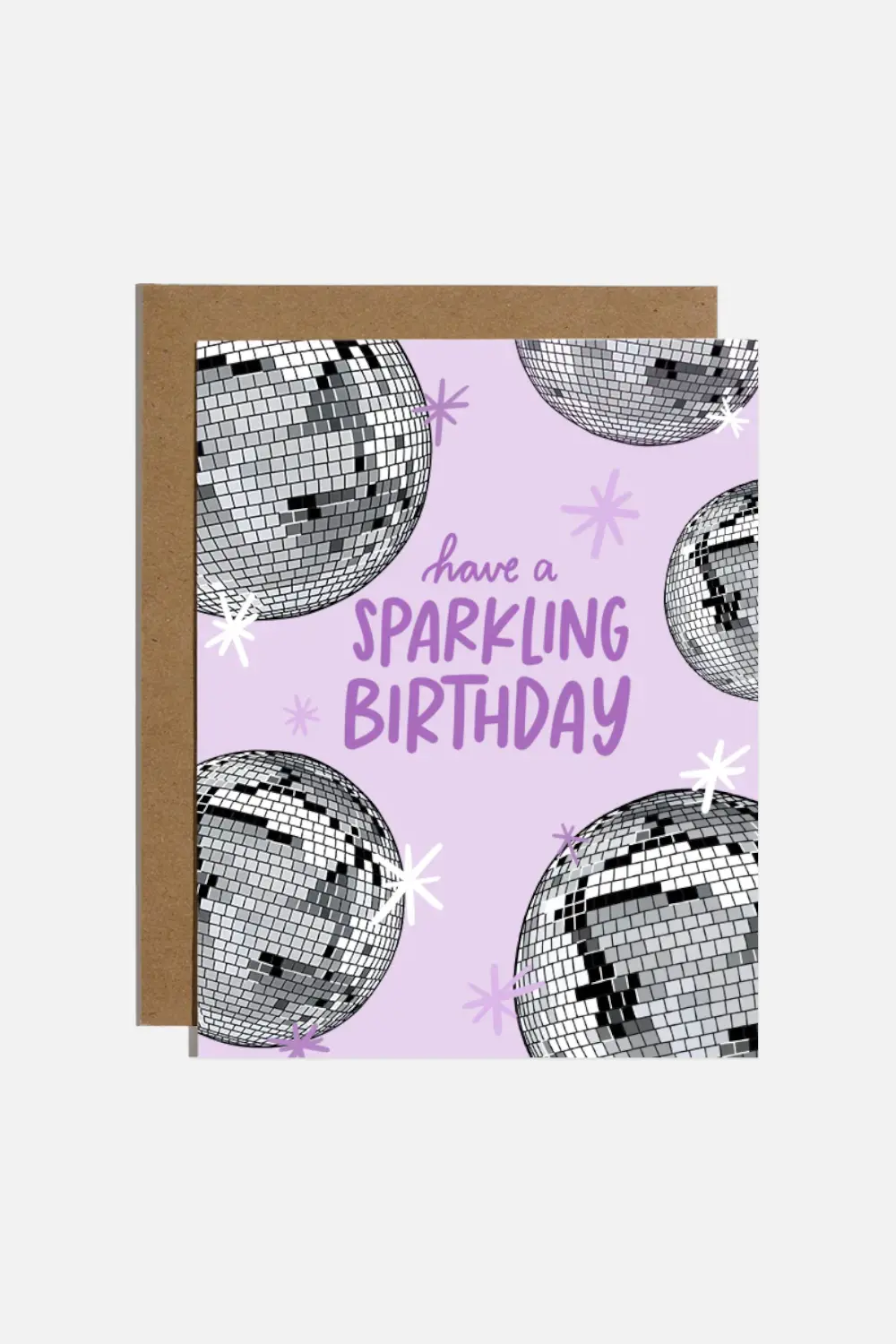 Disco Ball Have A Sparkling Birthday Card 1
