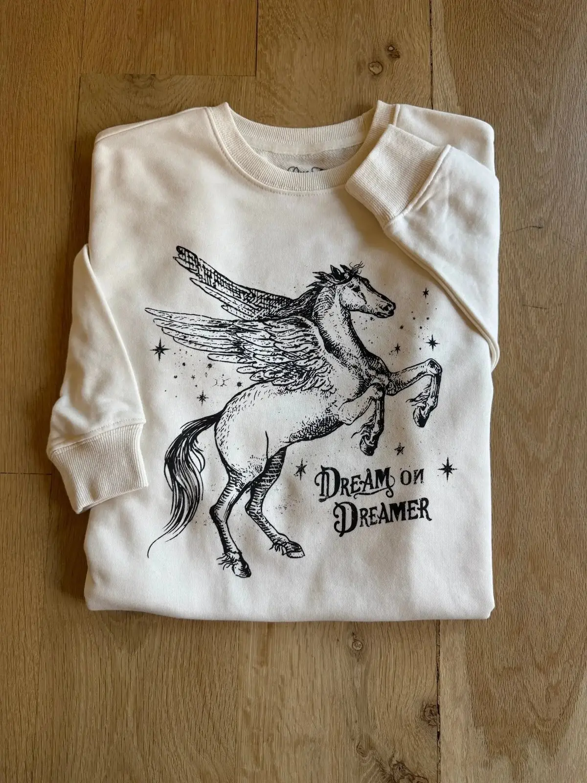 Dream On Dreamer Horse Sweatshirt 1