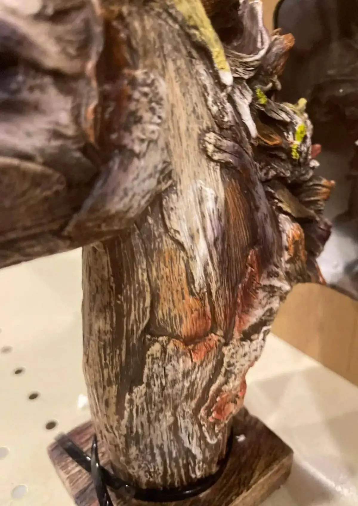 Driftwood Horse Head Statue 2