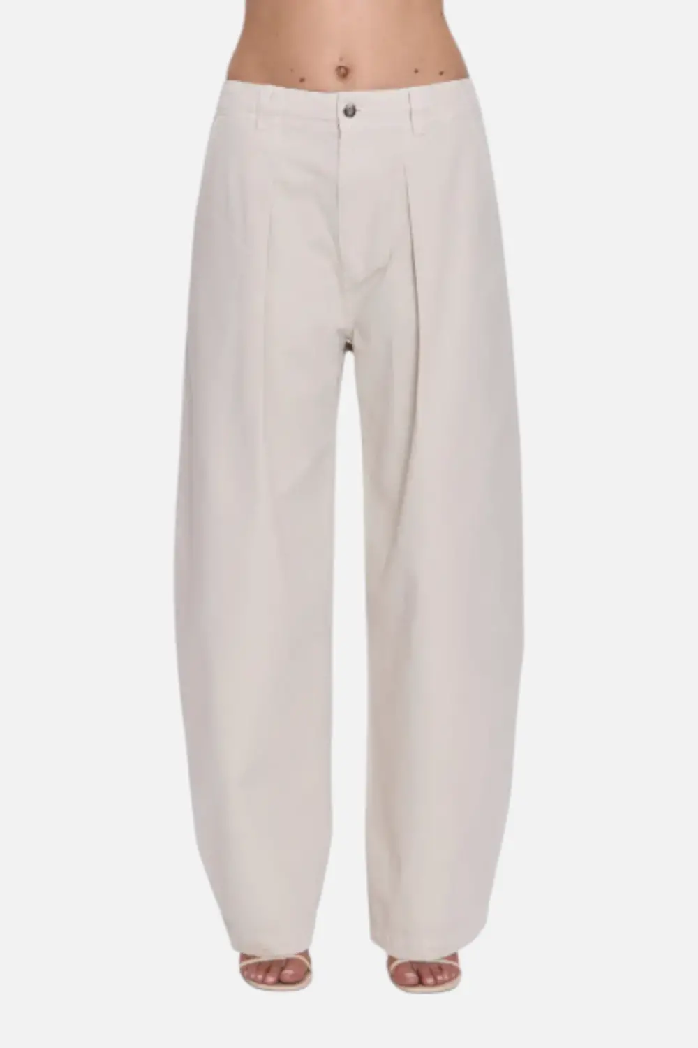 Pistola Women's Eden Barrel Leg Pant In Parchment 1