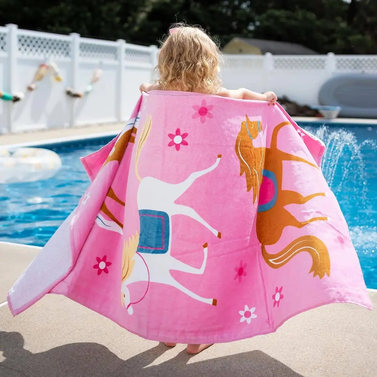 Elegant Horse Beach Towel 1