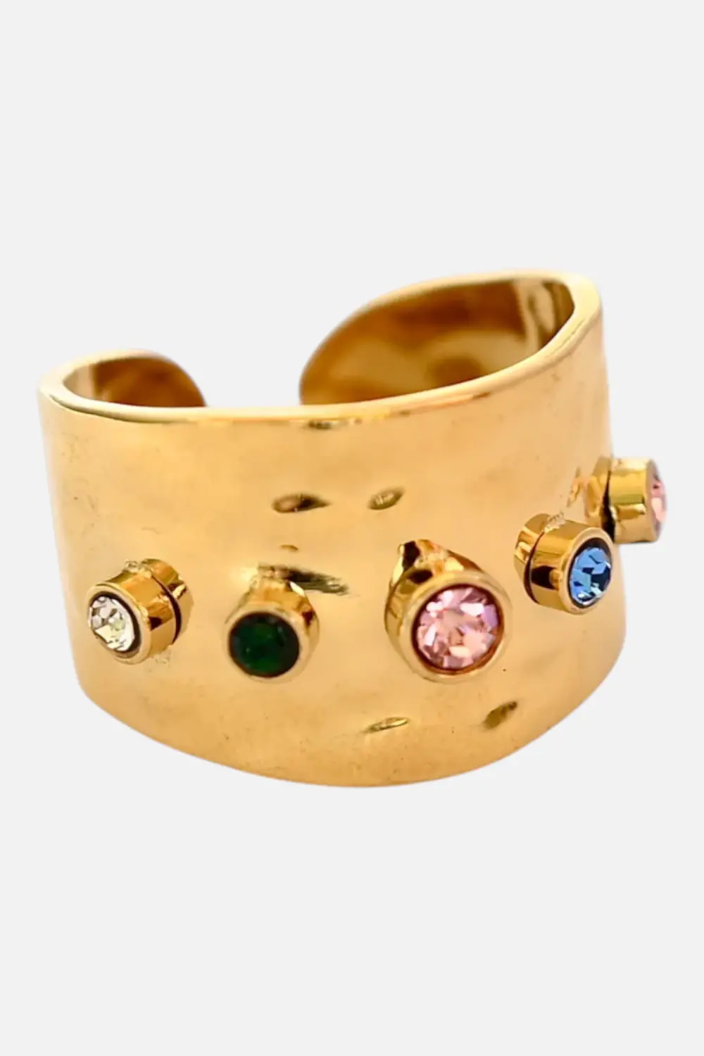Farrah B Elements Ring In Multi & Gold 1