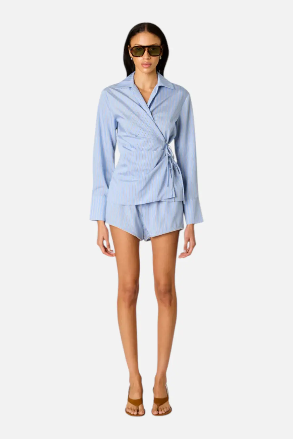 Nia Women's Eliska Shirt In Chambray 1