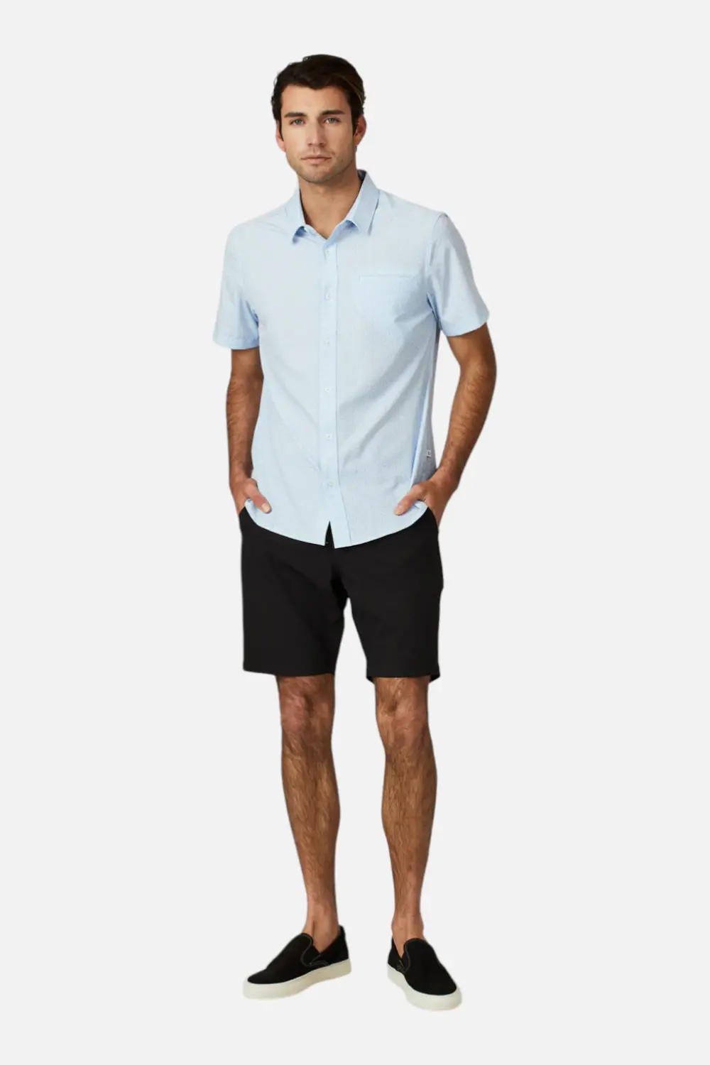 7 Diamonds Men's Everest 8" Short In Black 1