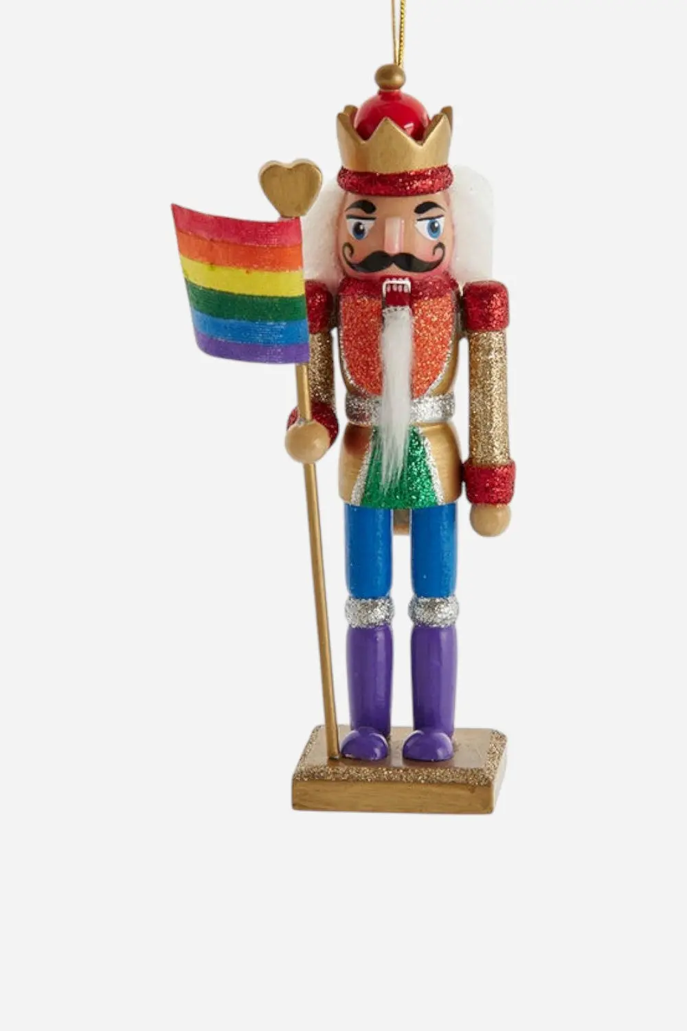 Gay Pride Nutcracker Ornament 1