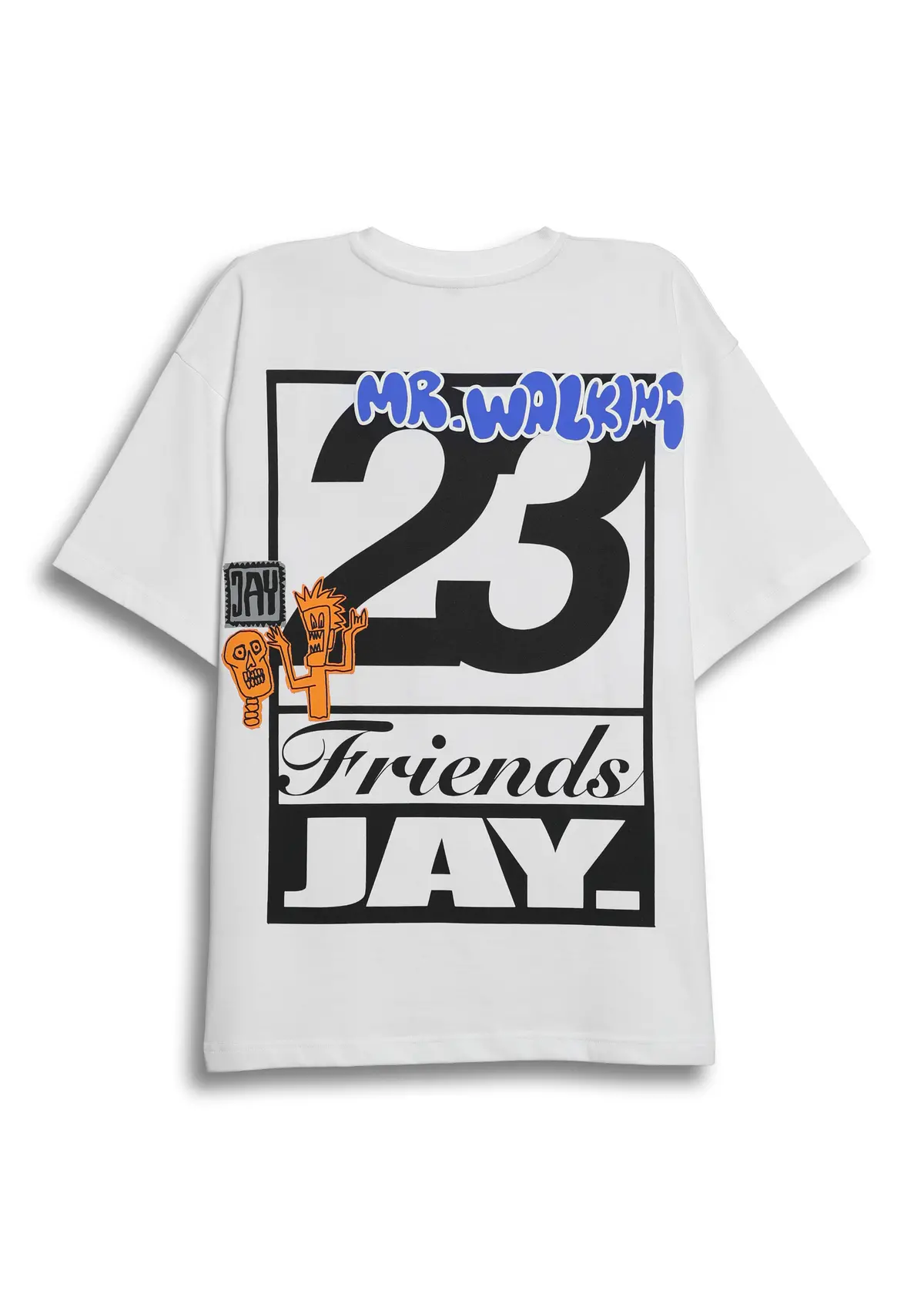 Mr. Walking T-Shirt In White [Unisex] 1