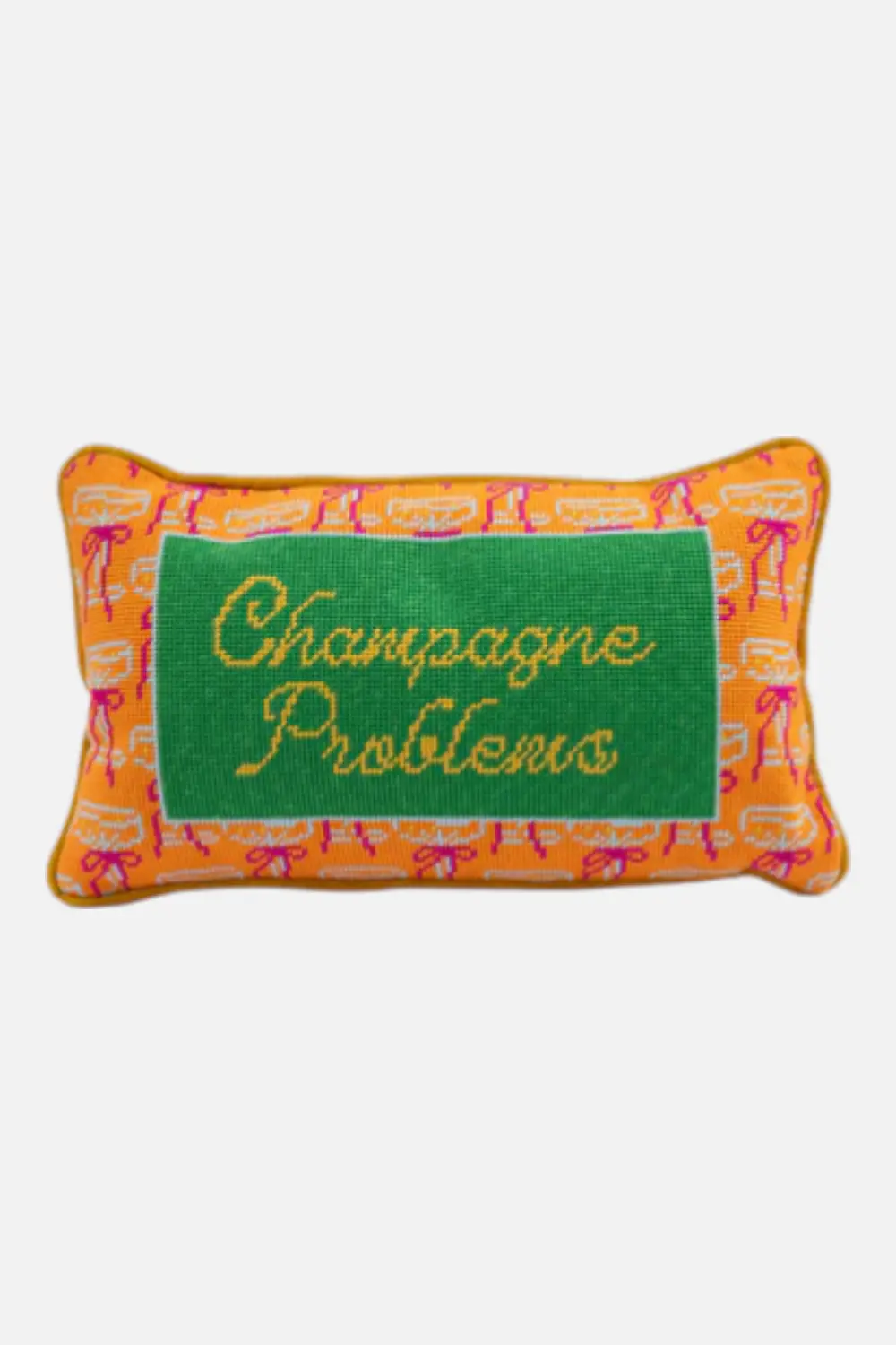 Furbish Champagne Problems Pillow 1