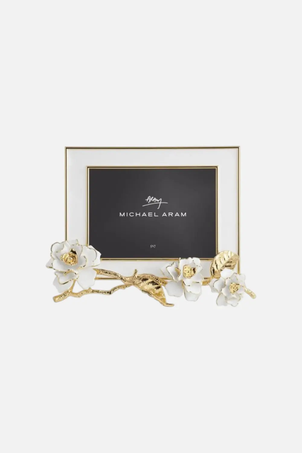 Michael Aram Gardenia Enameled White Frame - 5 X 7 1