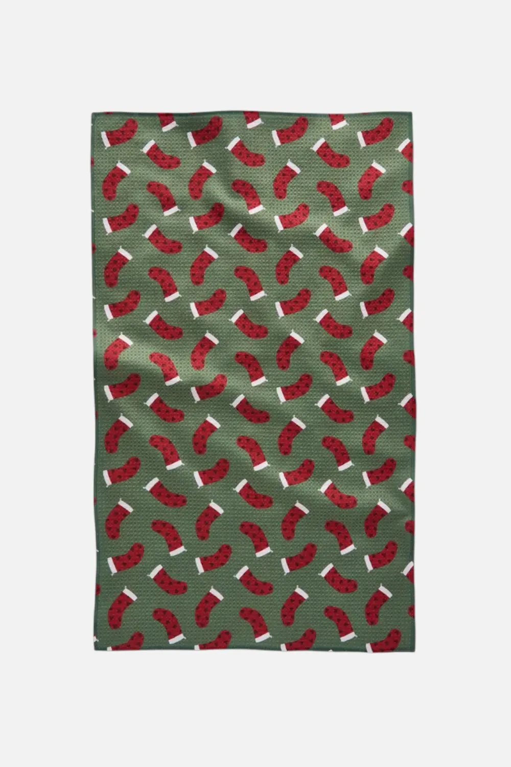 Geometry Towels Heart Stockings Tea Towel 1