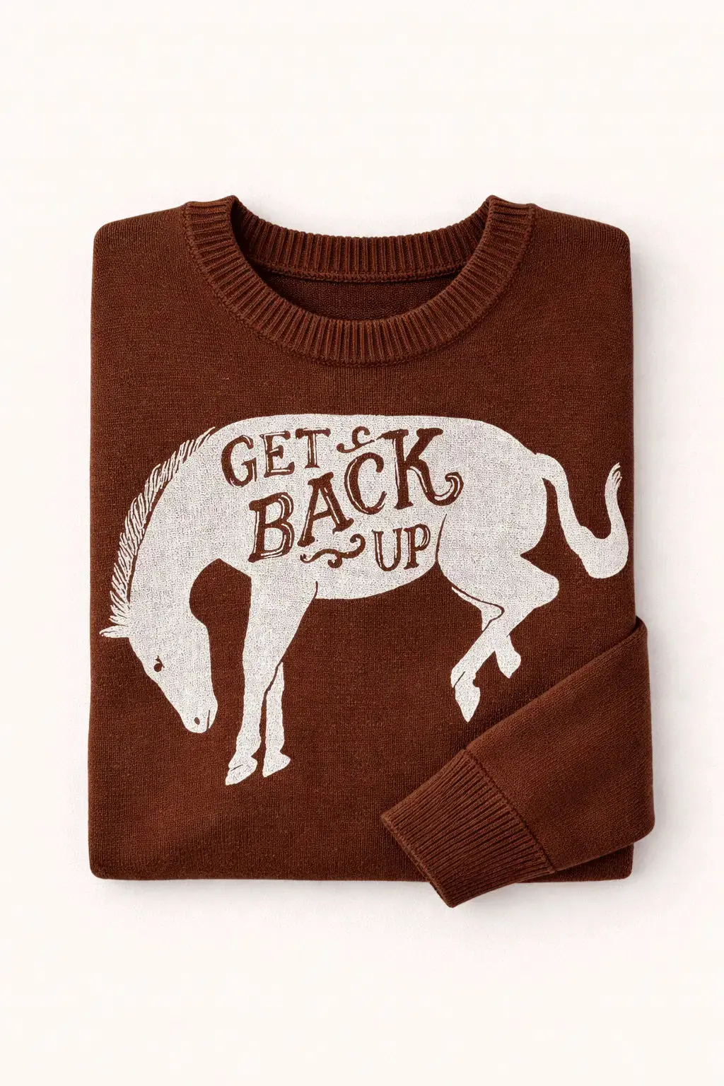 Get Back Up Horse Sweater 1