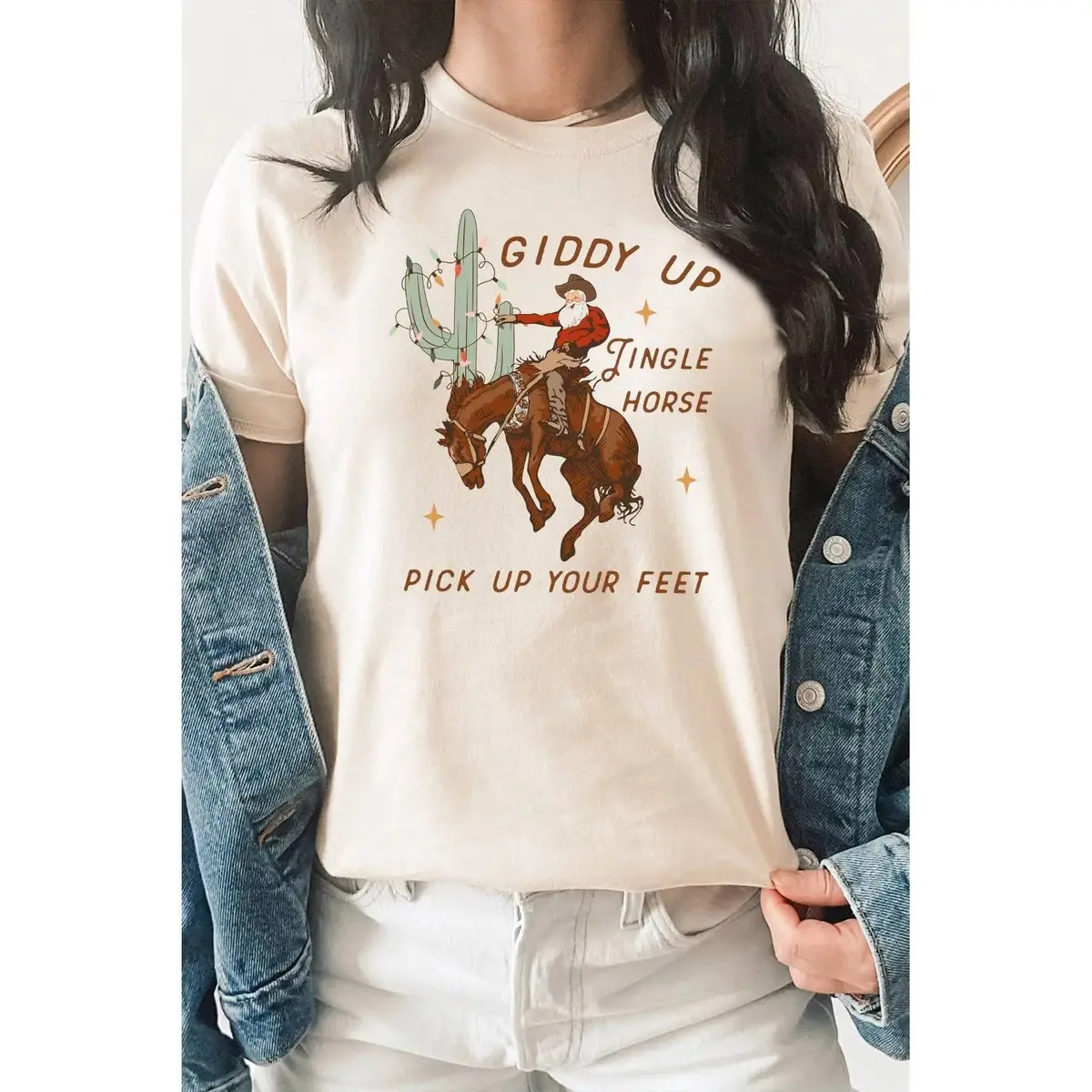 Giddy Up Christmas T-Shirt 1