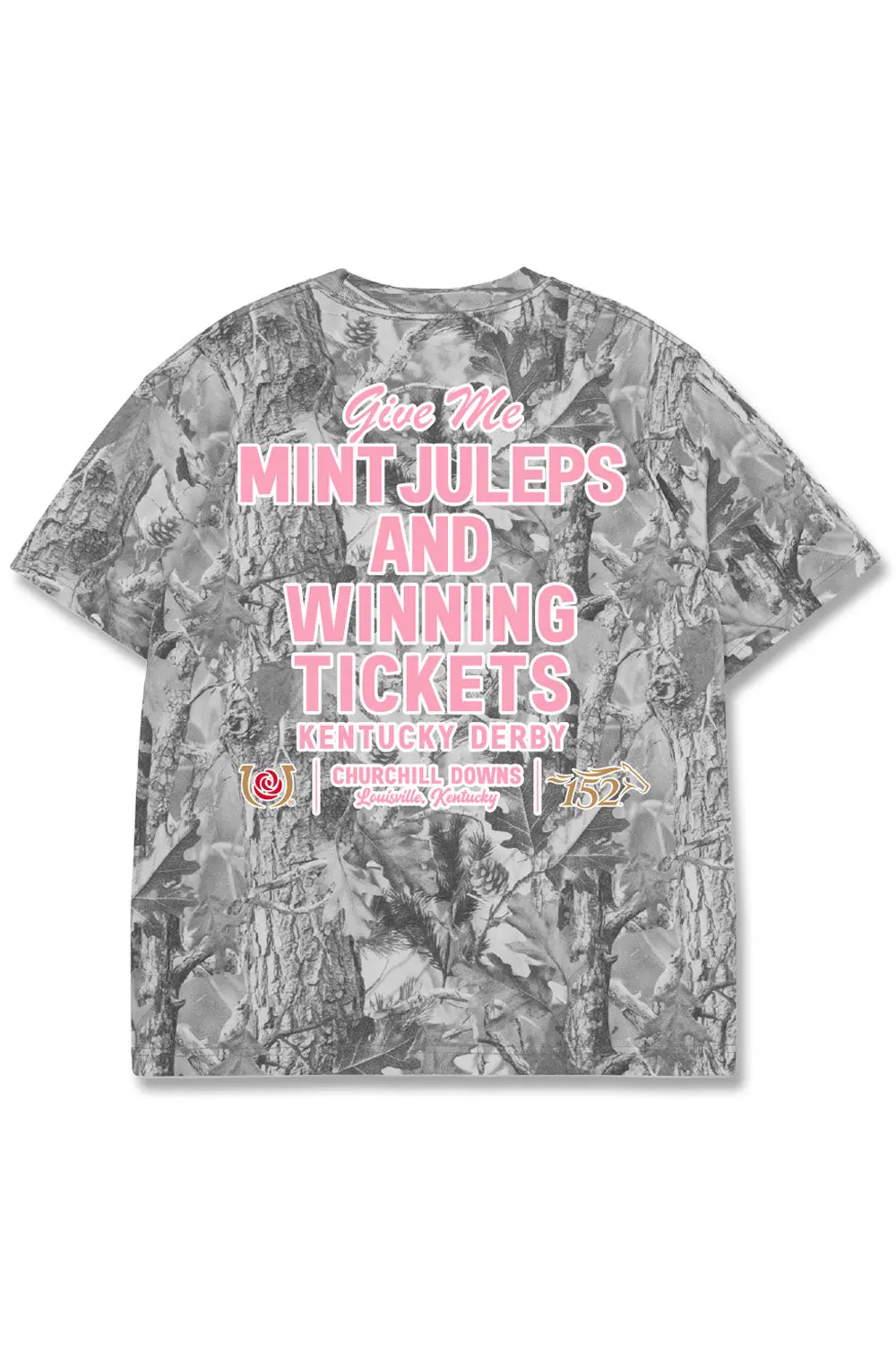 Kentucky Derby 152 "Give Me Mint Juleps" Camo Tee 1