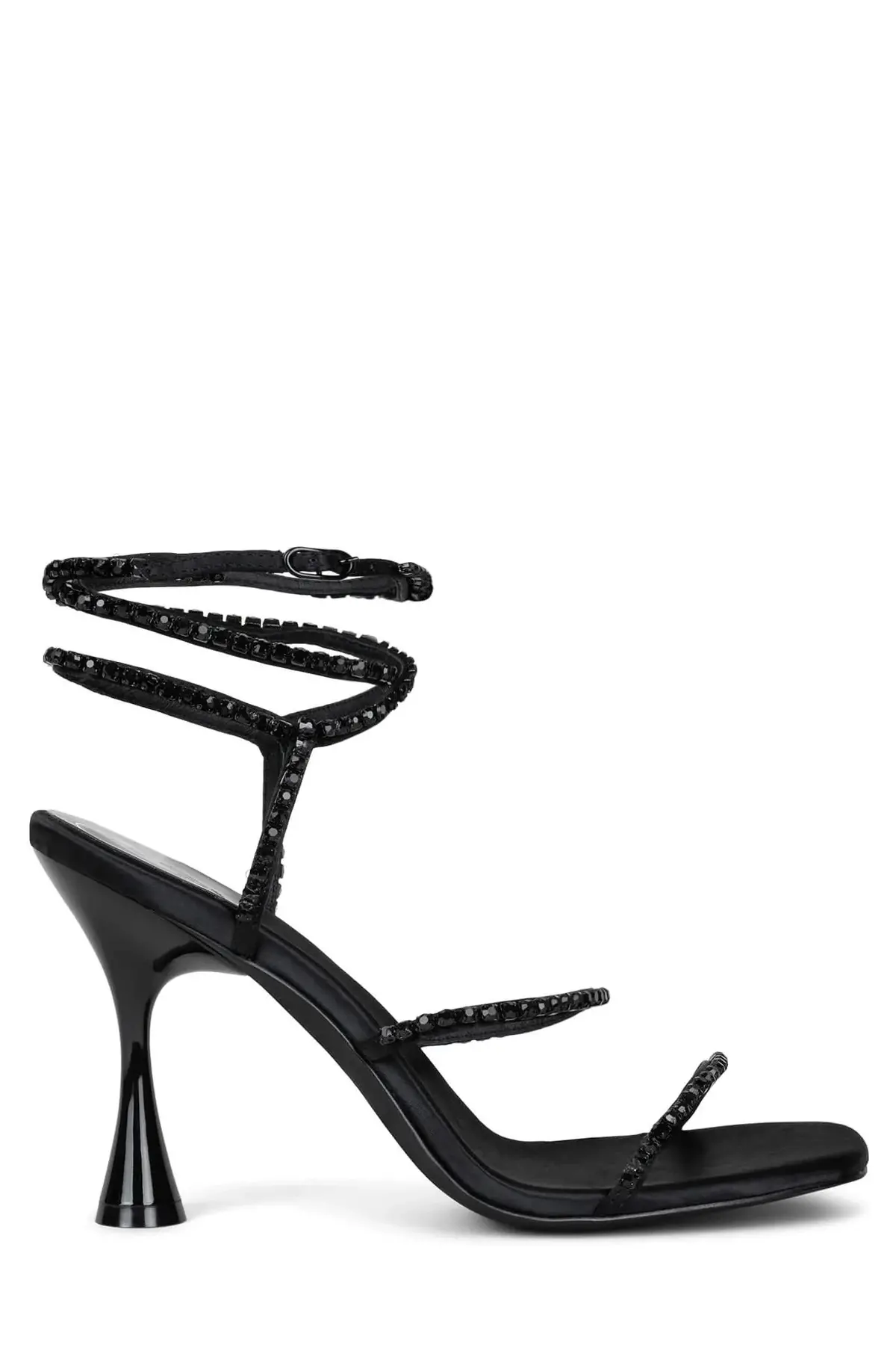 Jeffrey Campbell Glamorous Black Satin Black 1