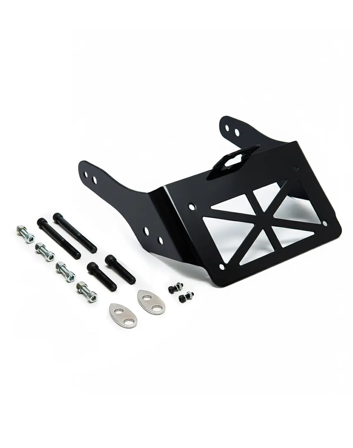 Viking Turn Signal & License Plate Relocation/ Extension Kit For Harley Dyna Wide Glide Fxdwg/I Gloss Black 1