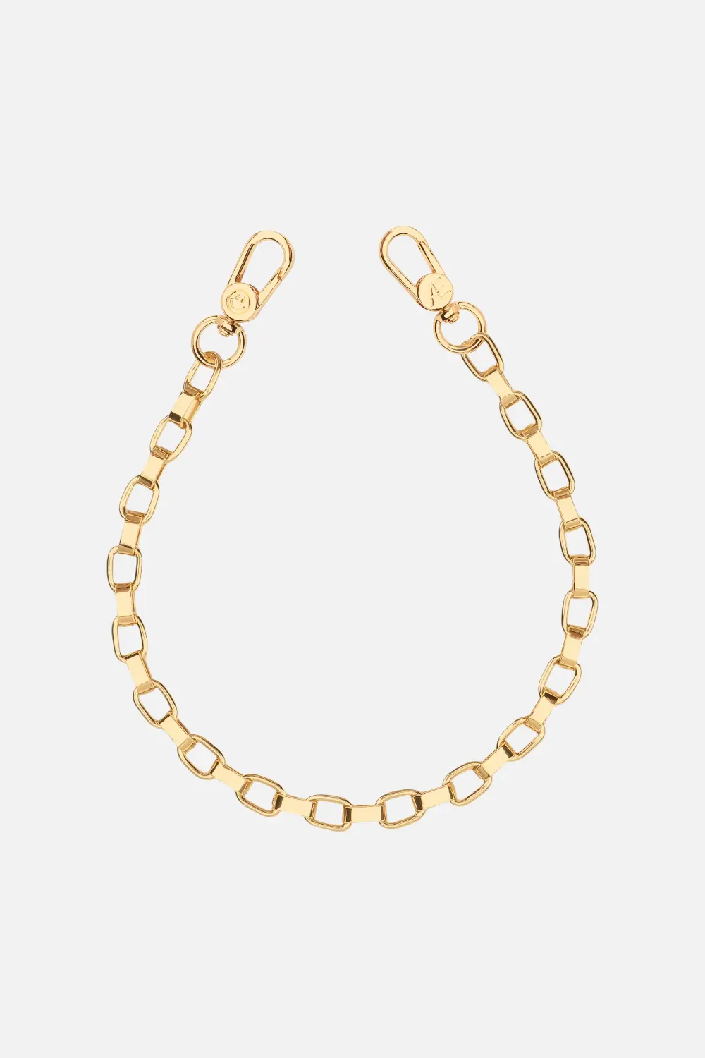 Gold Cube Chain Wristlet 1
