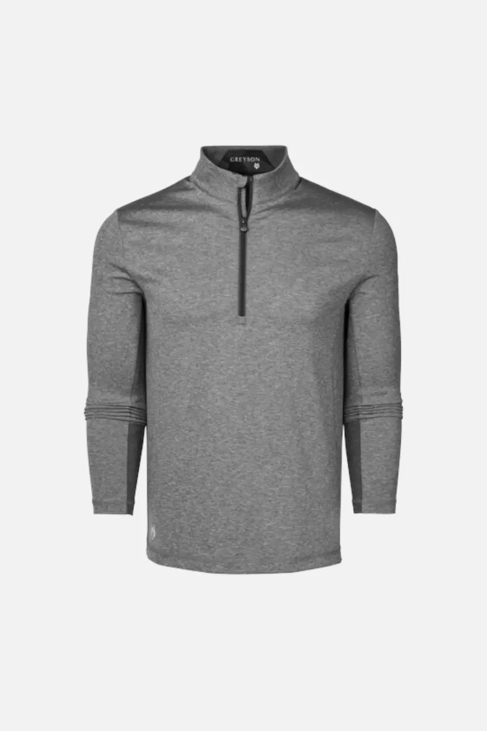 Greyson Sequoia Quarter Zip In Smoke Heather 1
