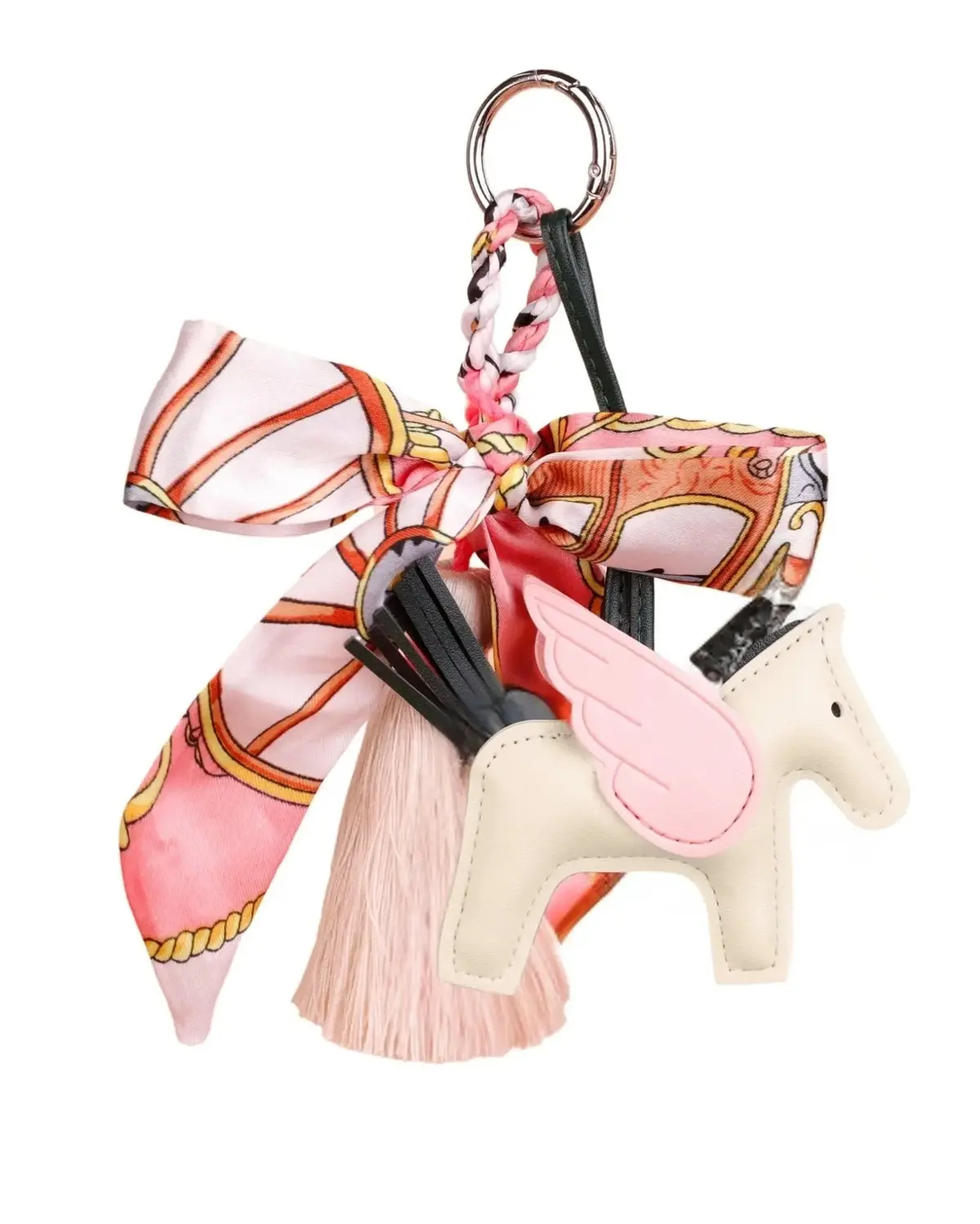 Guardian Angel Horse Bag Charm (Pink) 1