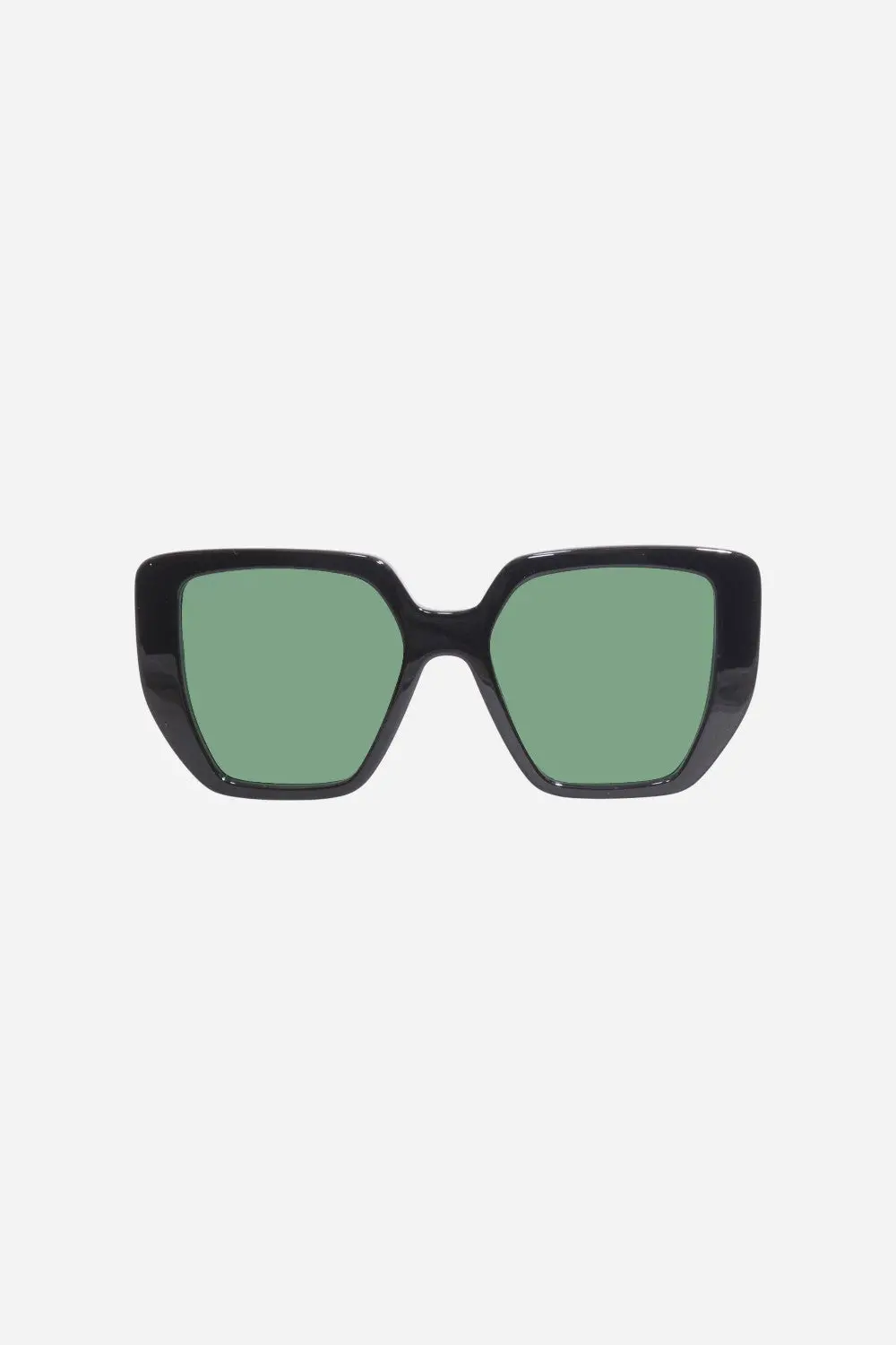 Gucci Green Square Sunglasses - Gg0956s-001 54 2