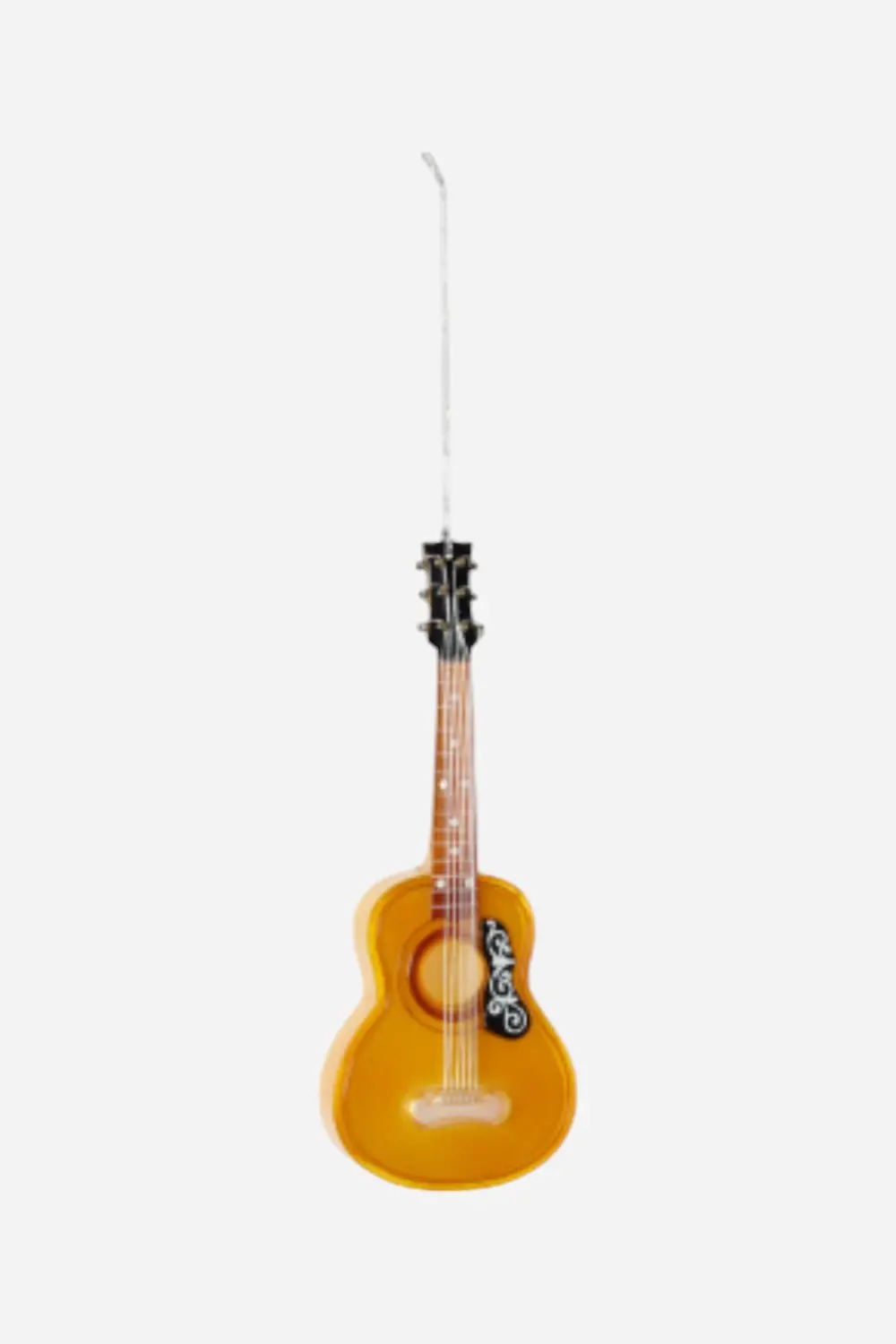 Guitar Ornament In Yellow 1