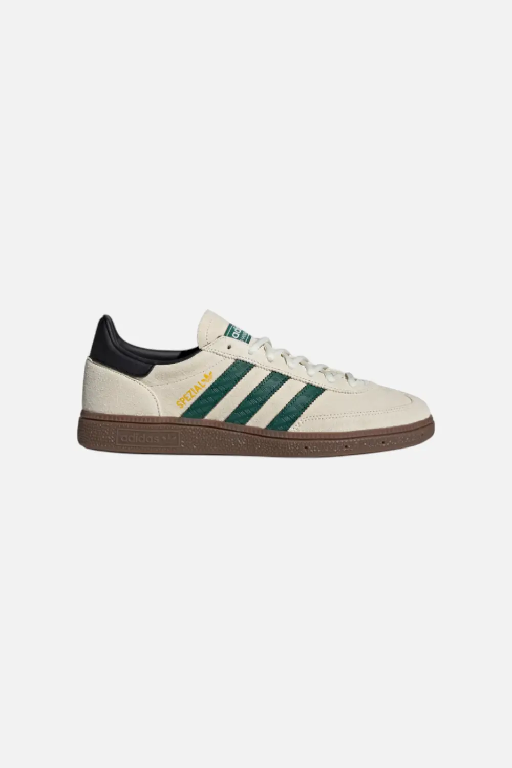 Adidas Men's Handball Spezial In Off White And Collegiate Green 1