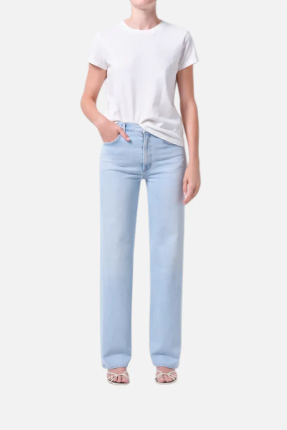 Agolde Women's Harper Straight Jean In Flaunt 1