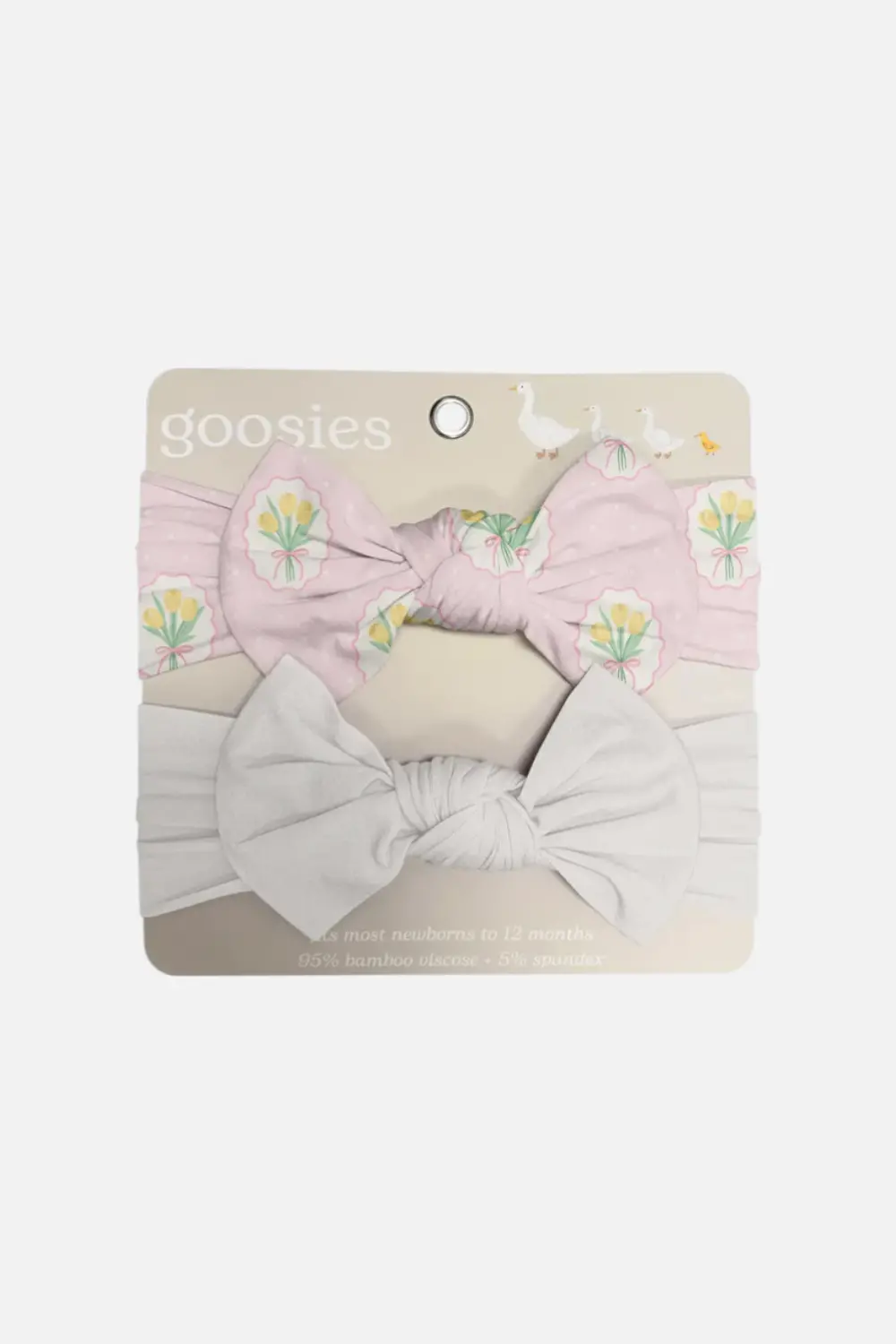Goosies Headband Bow Fancy Tulips 1