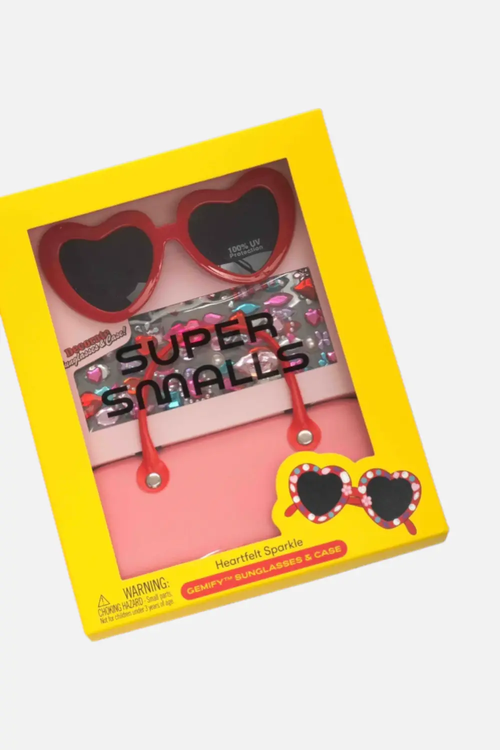 Super Smalls Heartfelt Sparkle Gemify™ Sunglasses + Case 1