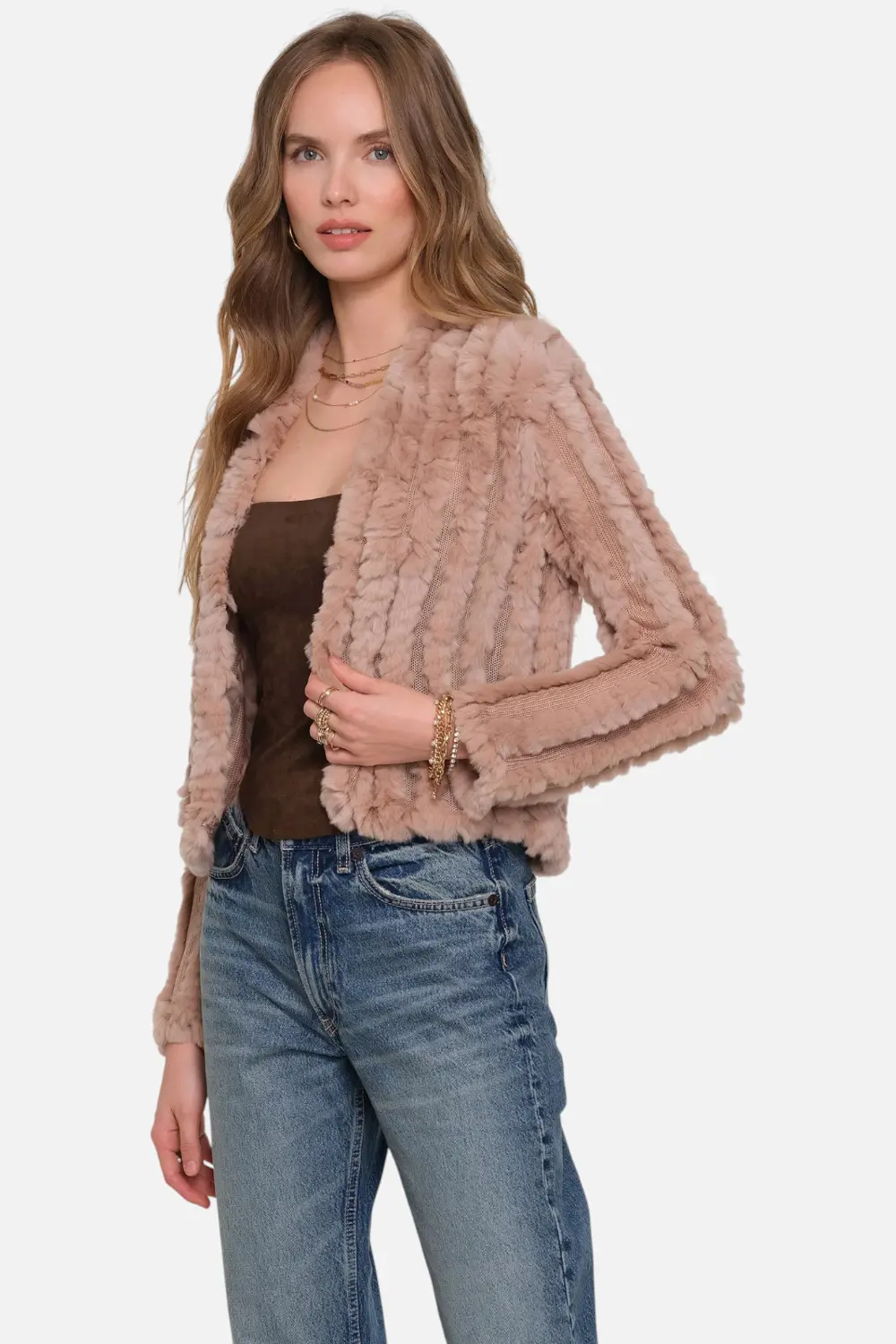 Heartloom Rosa Jacket In Biscuit 1