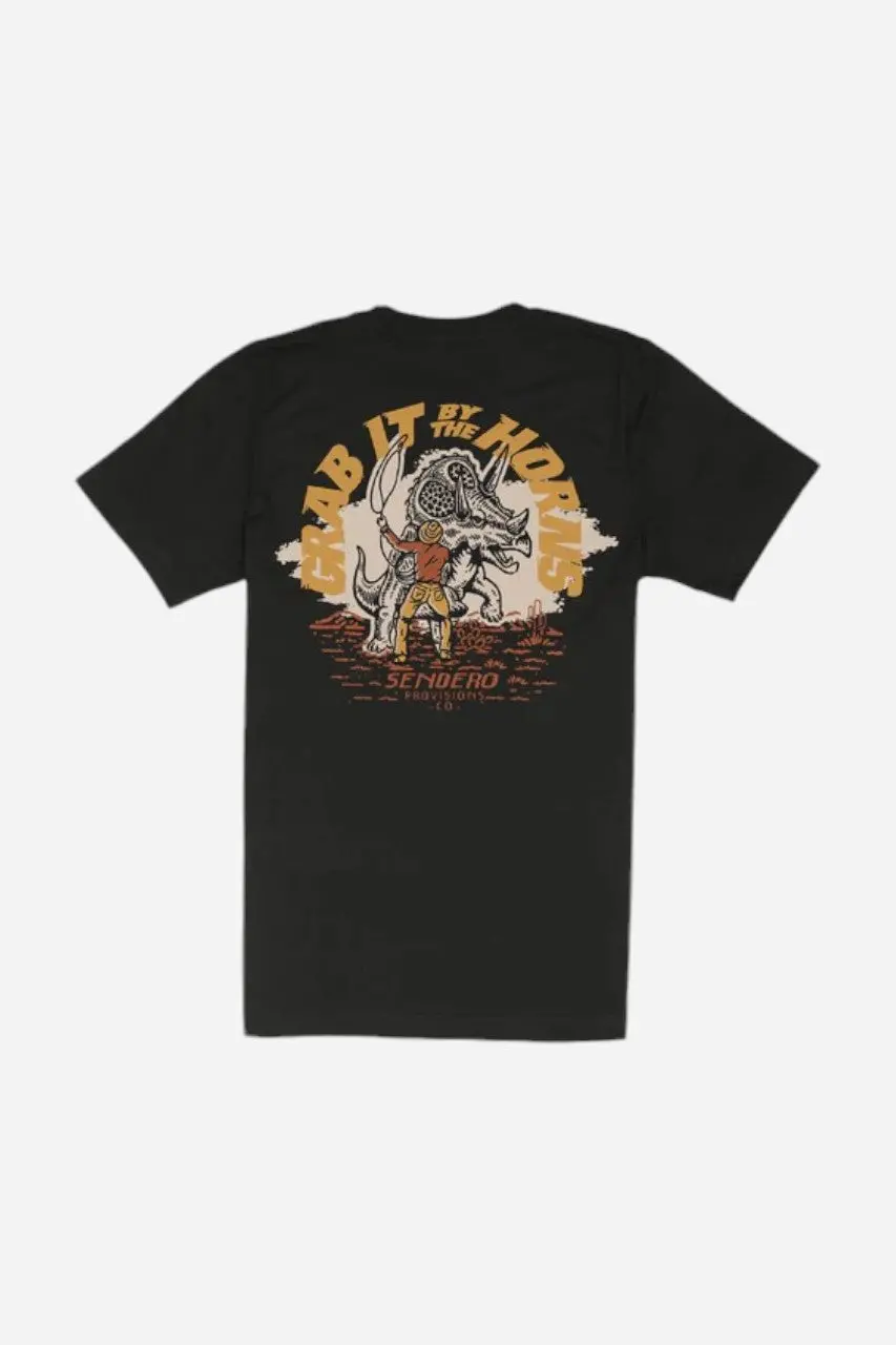 Sendero Triceratops T-Shirt Black 1
