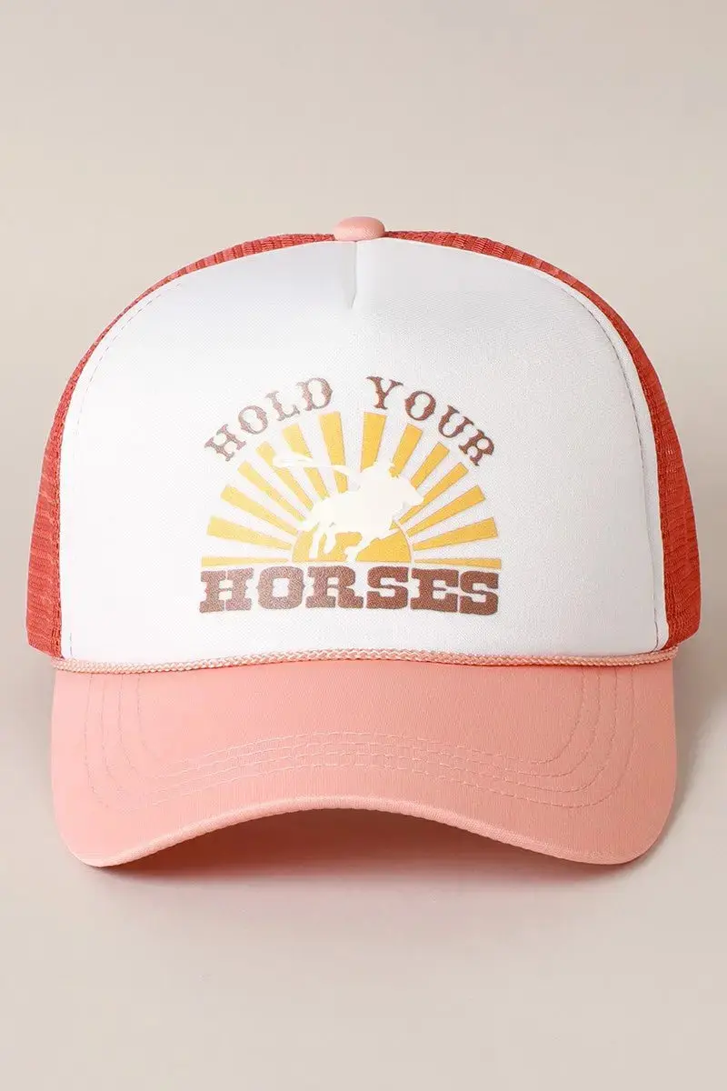 Hold Your Horses Hat (Rose) 1