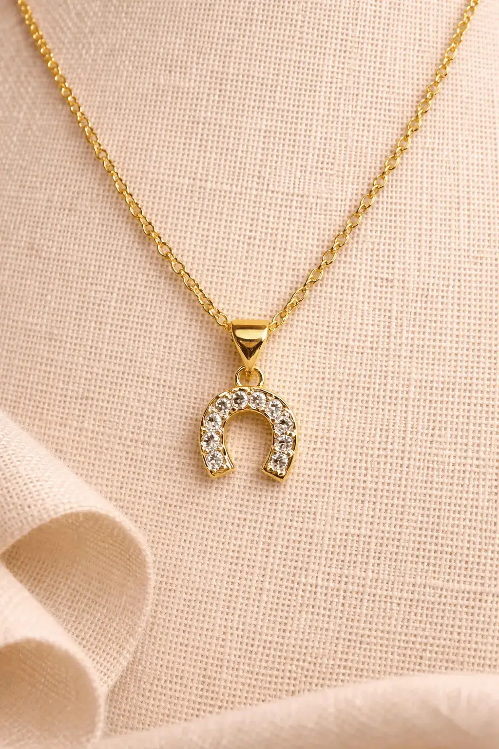 Hope Shines Horseshoe Necklace 1
