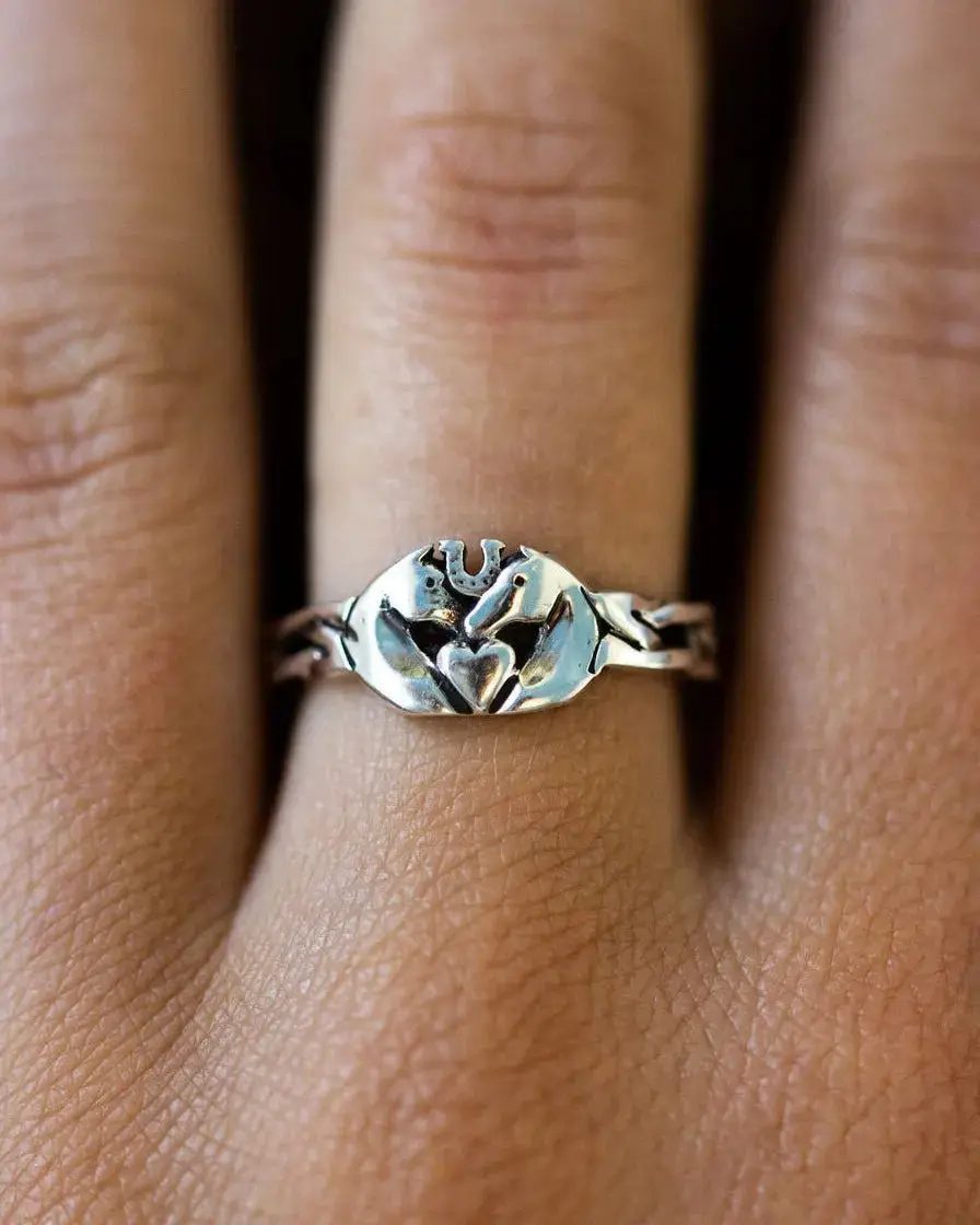 Horse Claddagh Ring 1