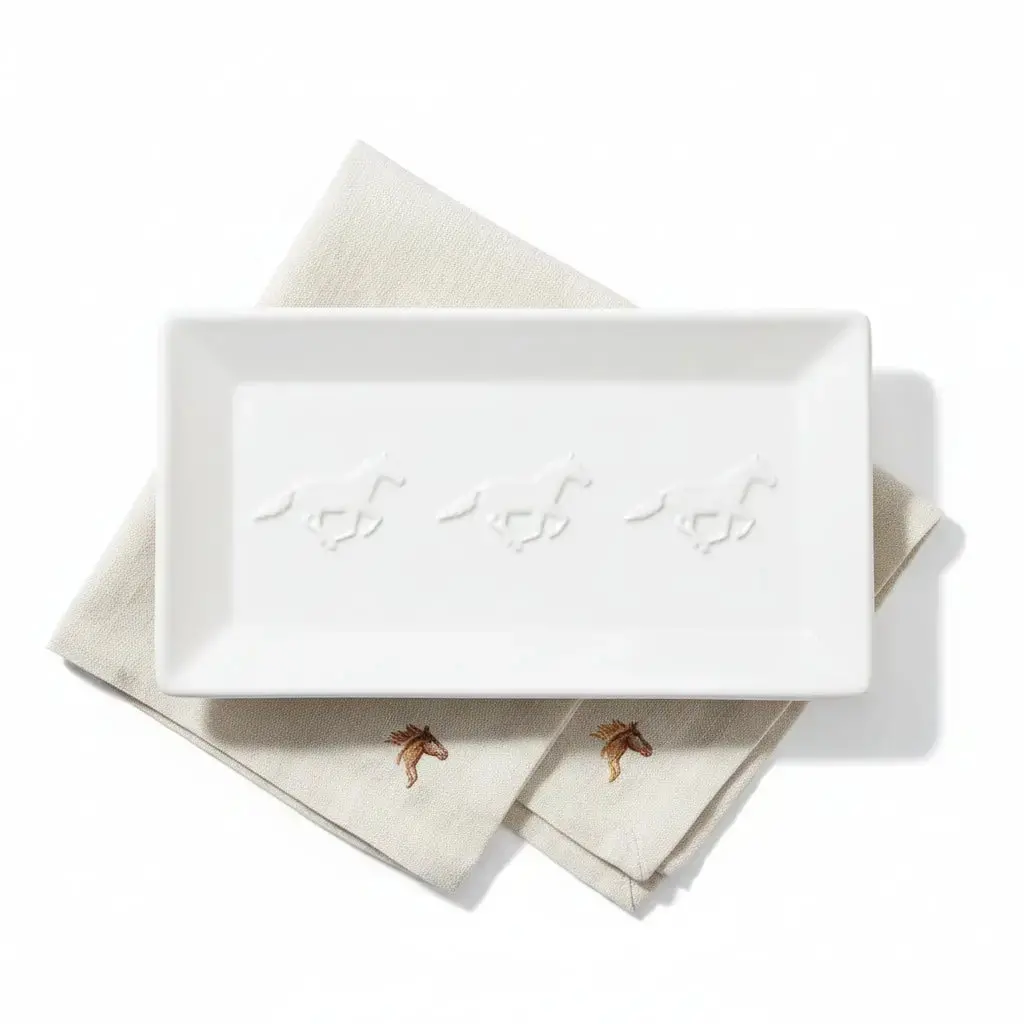 Horse Embossed Platter 1