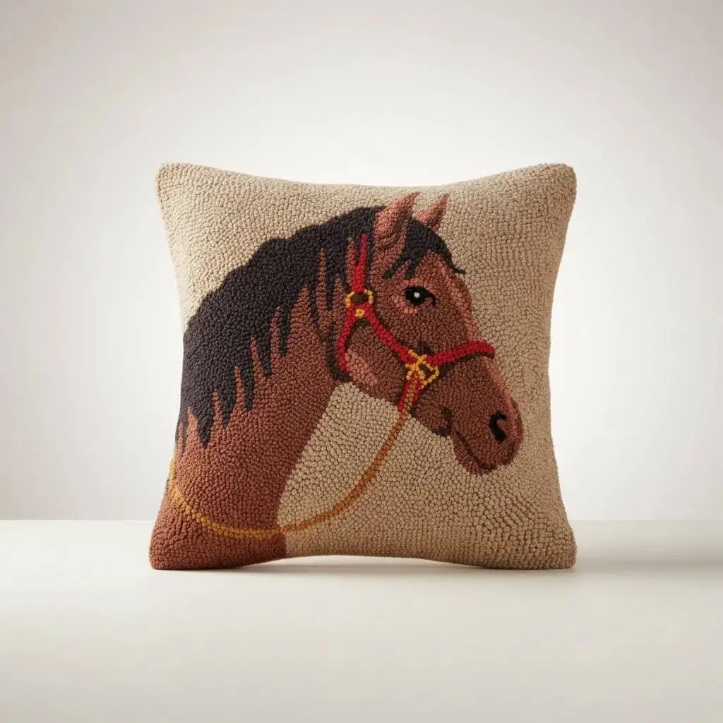 Horse Hook Pillow 1