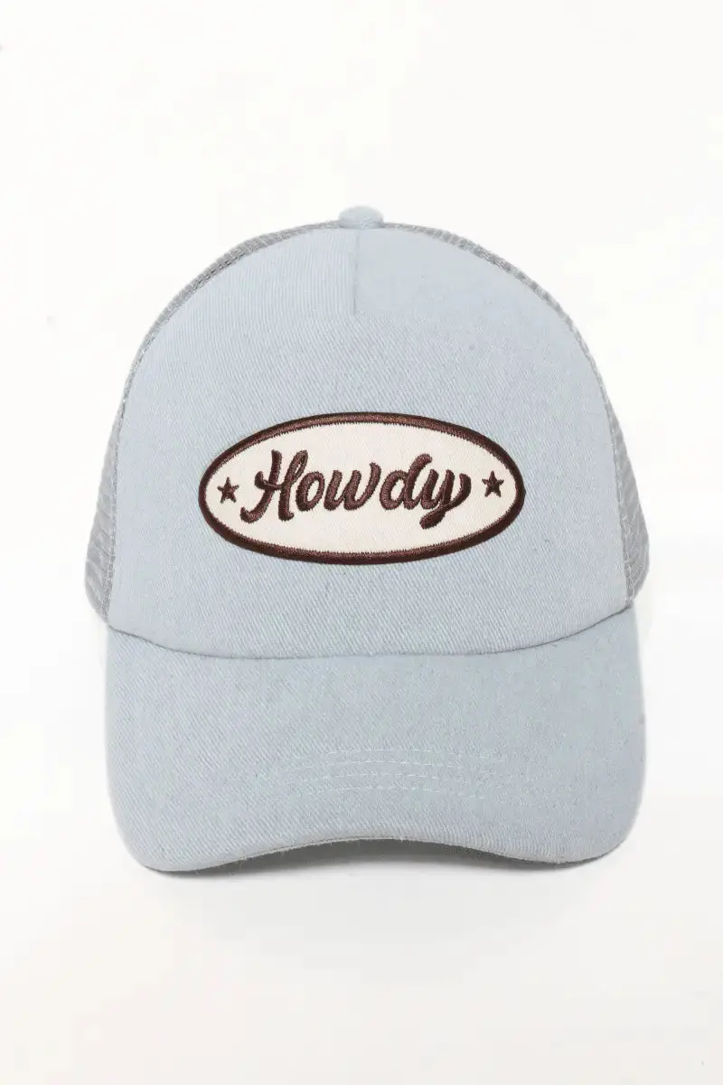 Howdy Patch Trucker Hat 1