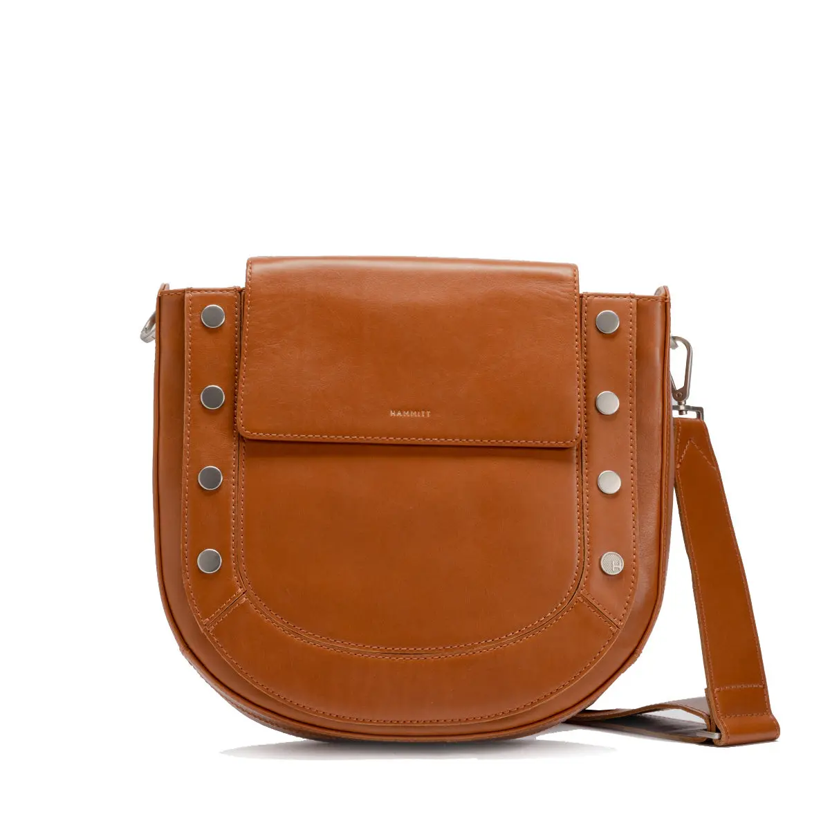 Hammitt Kayce Saddle Leather Bag In Caffe Tan 1