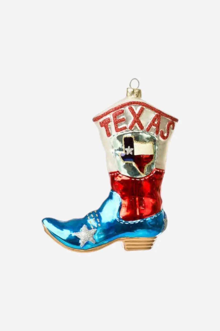 Texas Boot Ornament 1