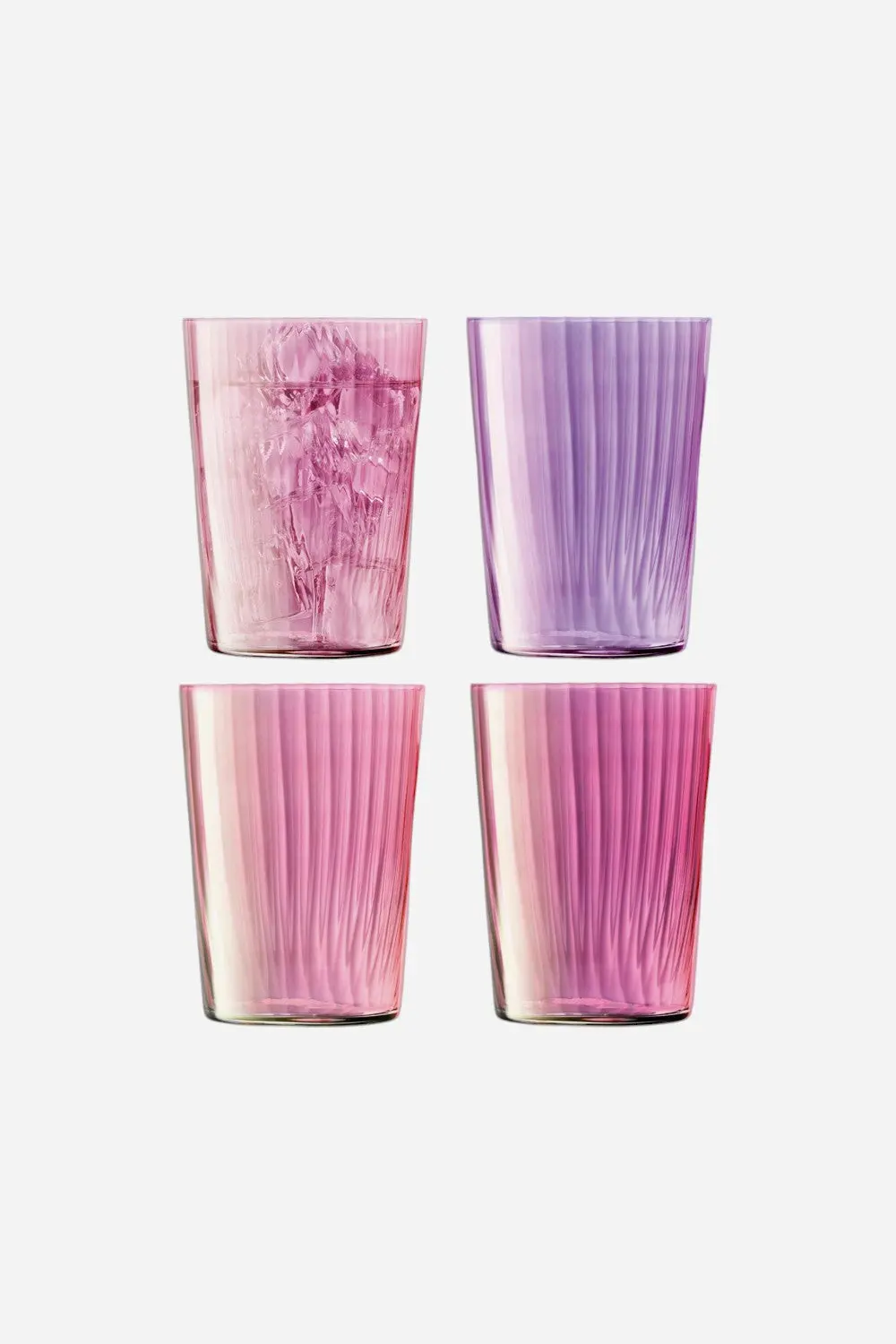 Lsa International Gems Large Tumblers In Garnet, 19 Oz. - Set Of 4 1