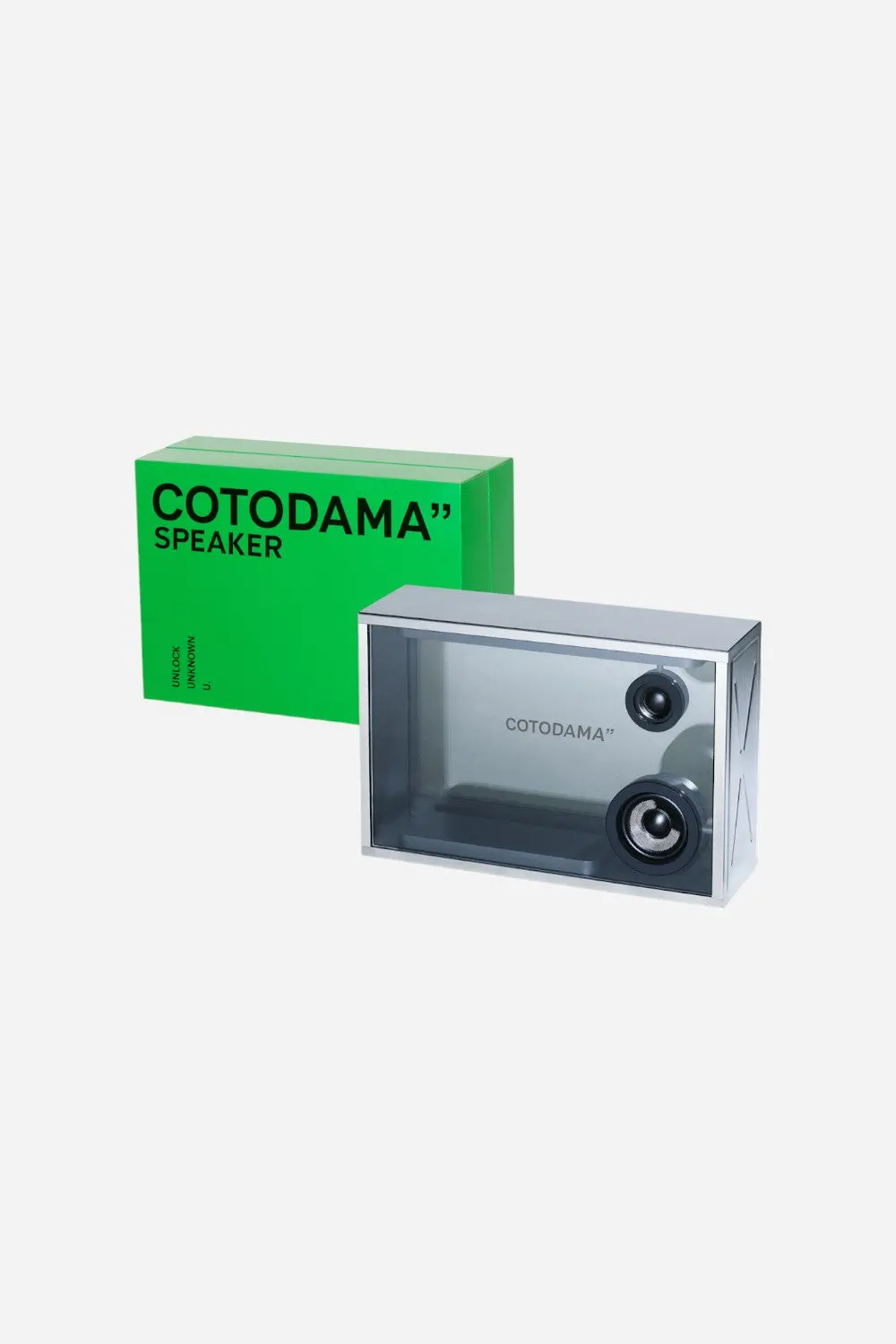 Cotodama Speaker Box In Military Silver 1