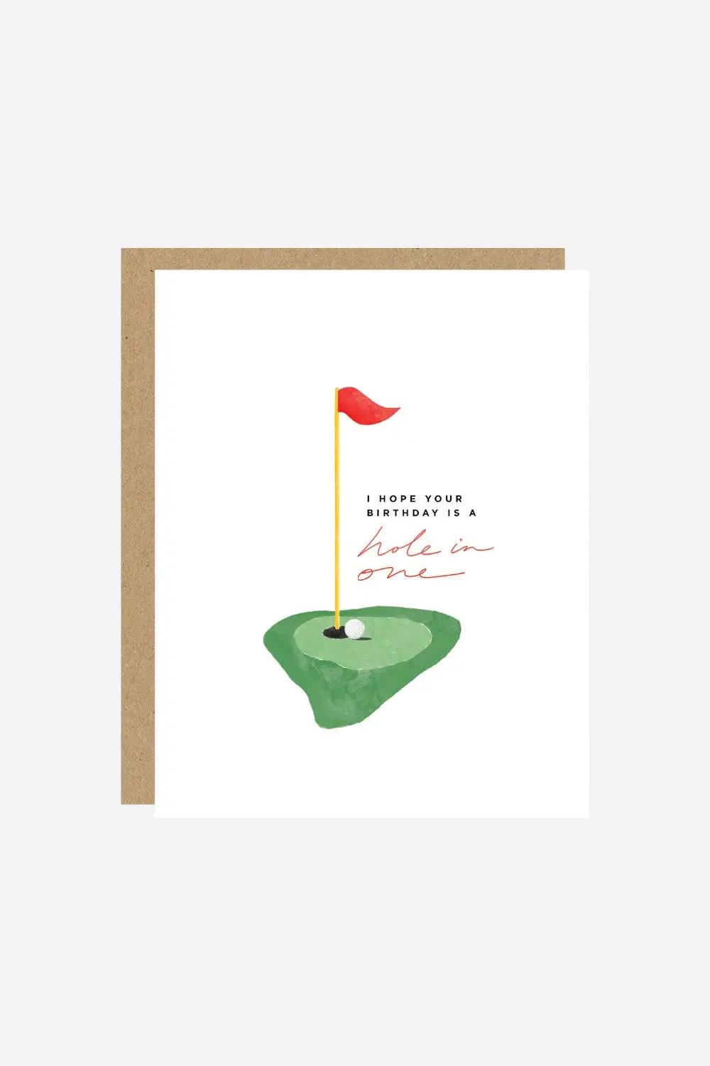 Golf Hole In One Birthday Card 1