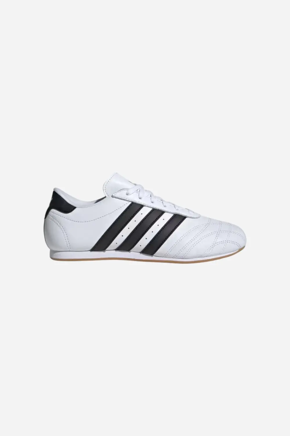 Adidas Taekwondo Lace Shoes In White, Black & Gum 1