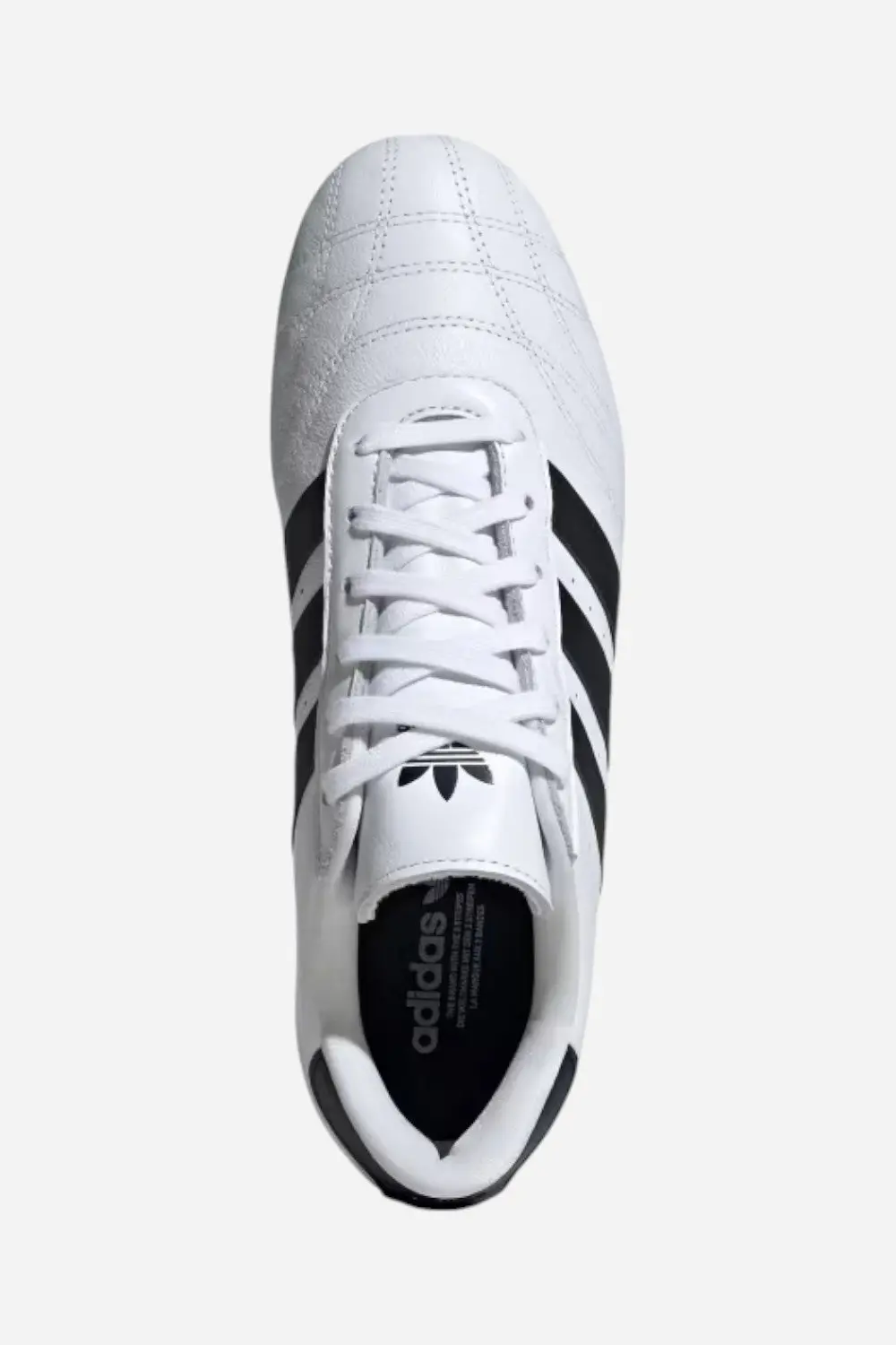 Adidas Taekwondo Lace Shoes In White, Black & Gum 2