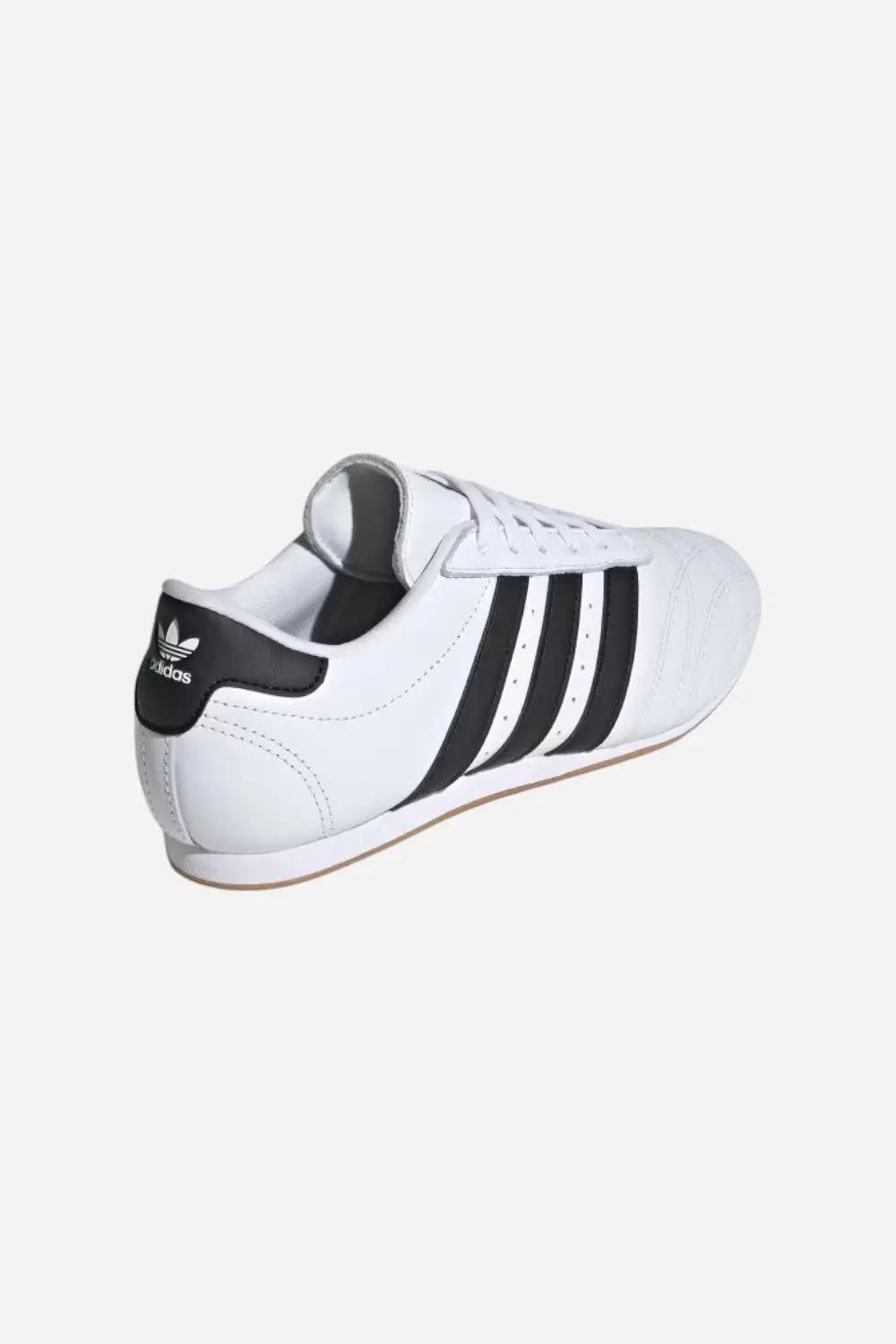 Adidas Taekwondo Lace Shoes In White, Black & Gum 5