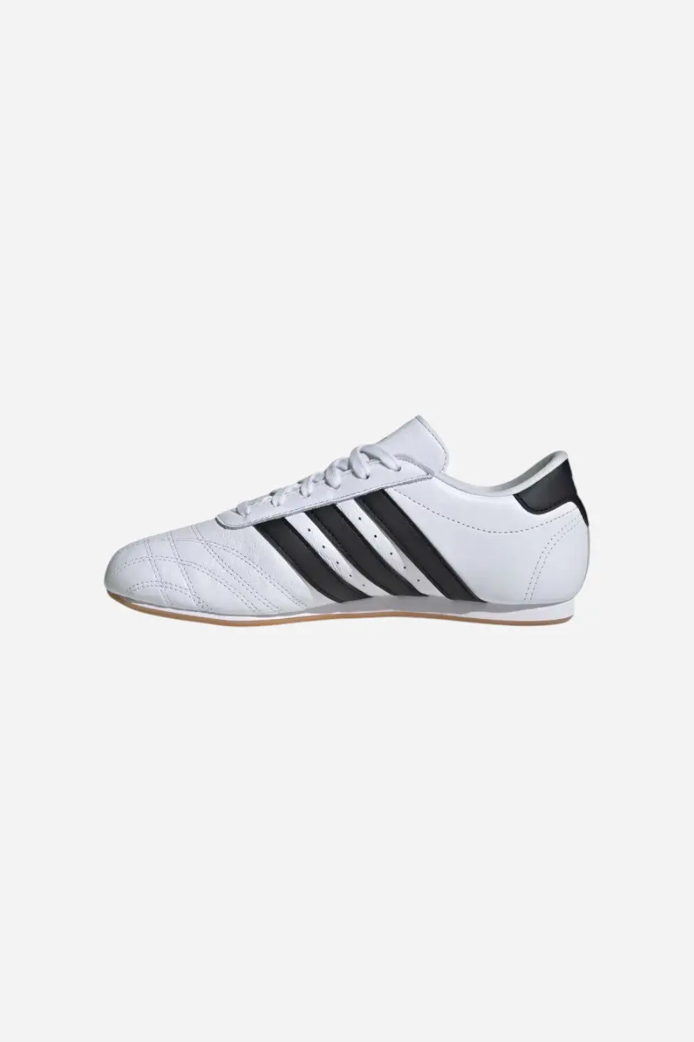 Adidas Taekwondo Lace Shoes In White, Black & Gum 6