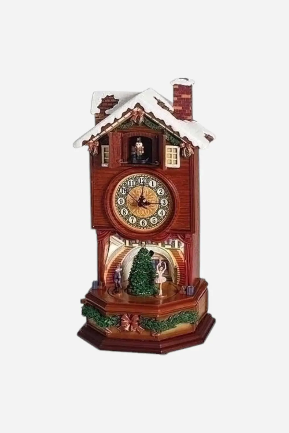 Nutcracker Led Rotating Musical Clock 1