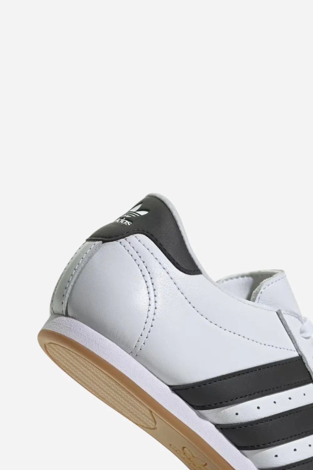 Adidas Taekwondo Lace Shoes In White, Black & Gum 7